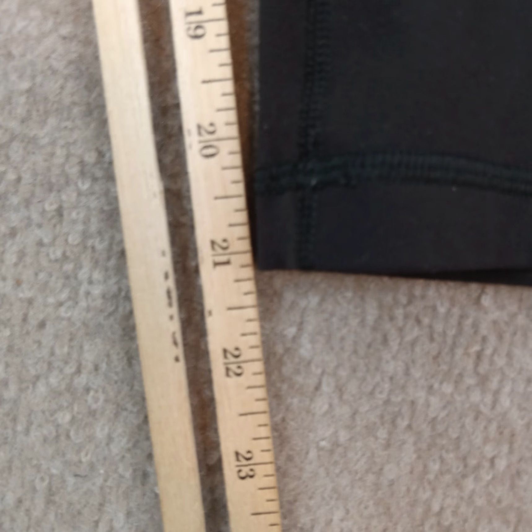 Lululemon Lululemon Leggings Women's Black Cropped Yoga Pants Size 10 Compression Stretch Size 32" / US 10 / IT 46 - 3 Thumbnail