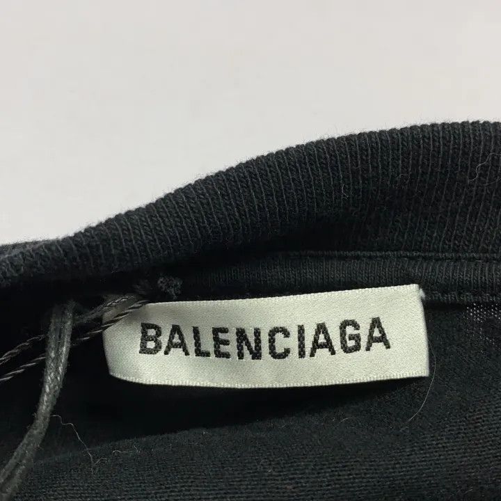 Balenciaga Balenciaga Balenciaga Black and White Logo Sweatshirt -250 Size US M / EU 48-50 / 2 - 5 Thumbnail