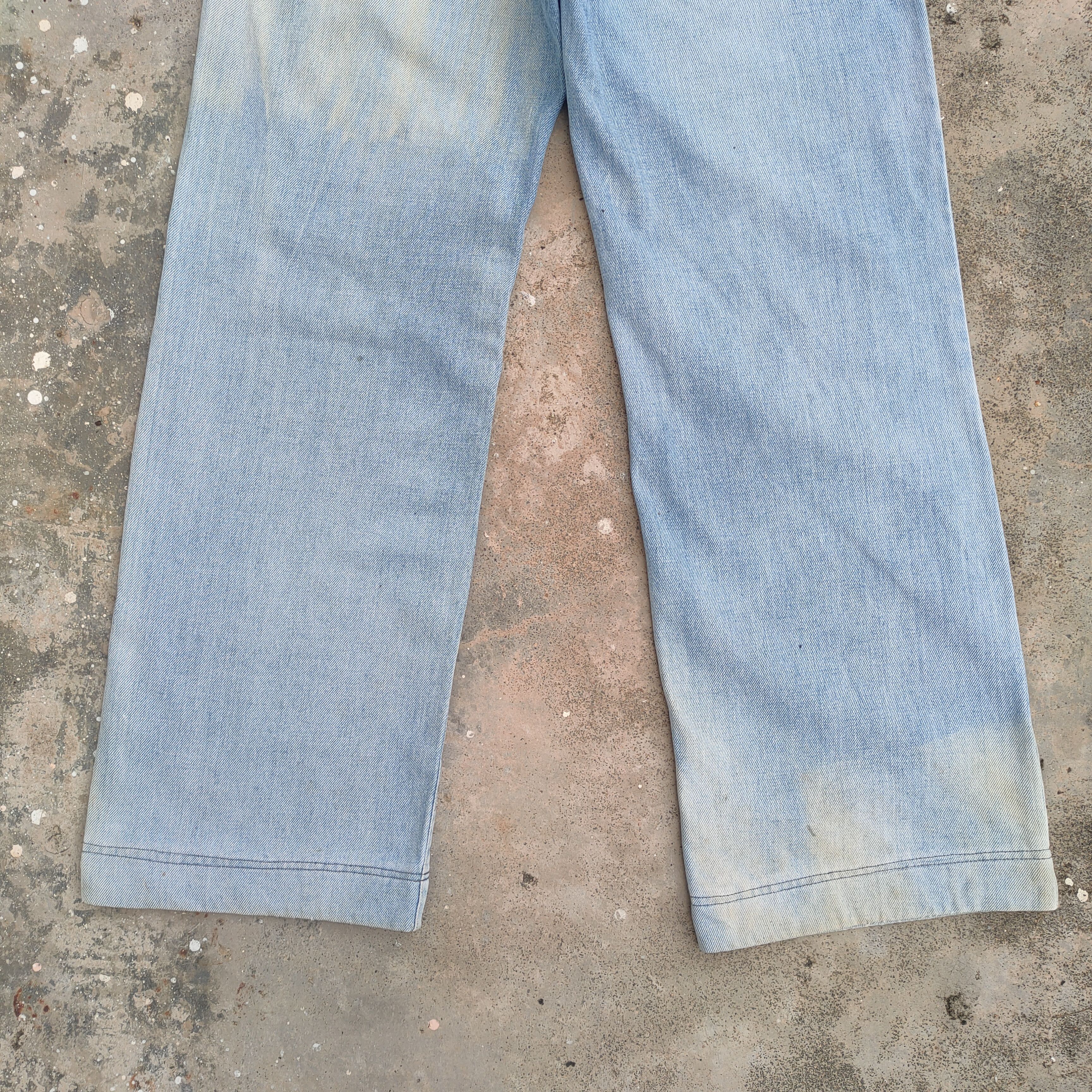 Paradise VINTAGE PARADISE FADED MUD WASH DENIM JEANS PANTS Size US 30 / EU 46 - 12 Thumbnail