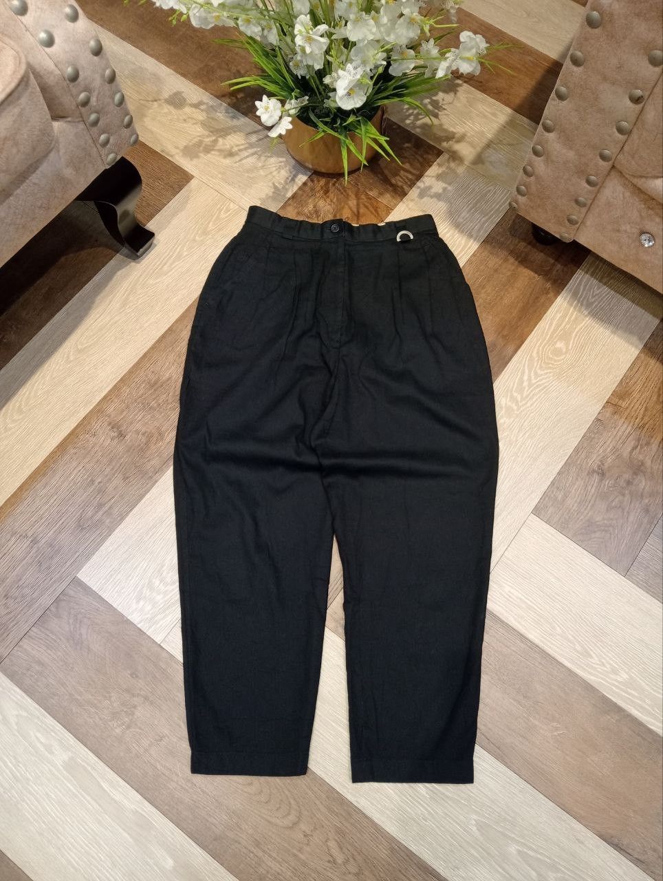 Christian Dior Monsieur VINTAGE CHRISTIAN DIOR SPORTS BLACK PANTS Size 25" / US 0 / IT 36 - 1 Thumbnail