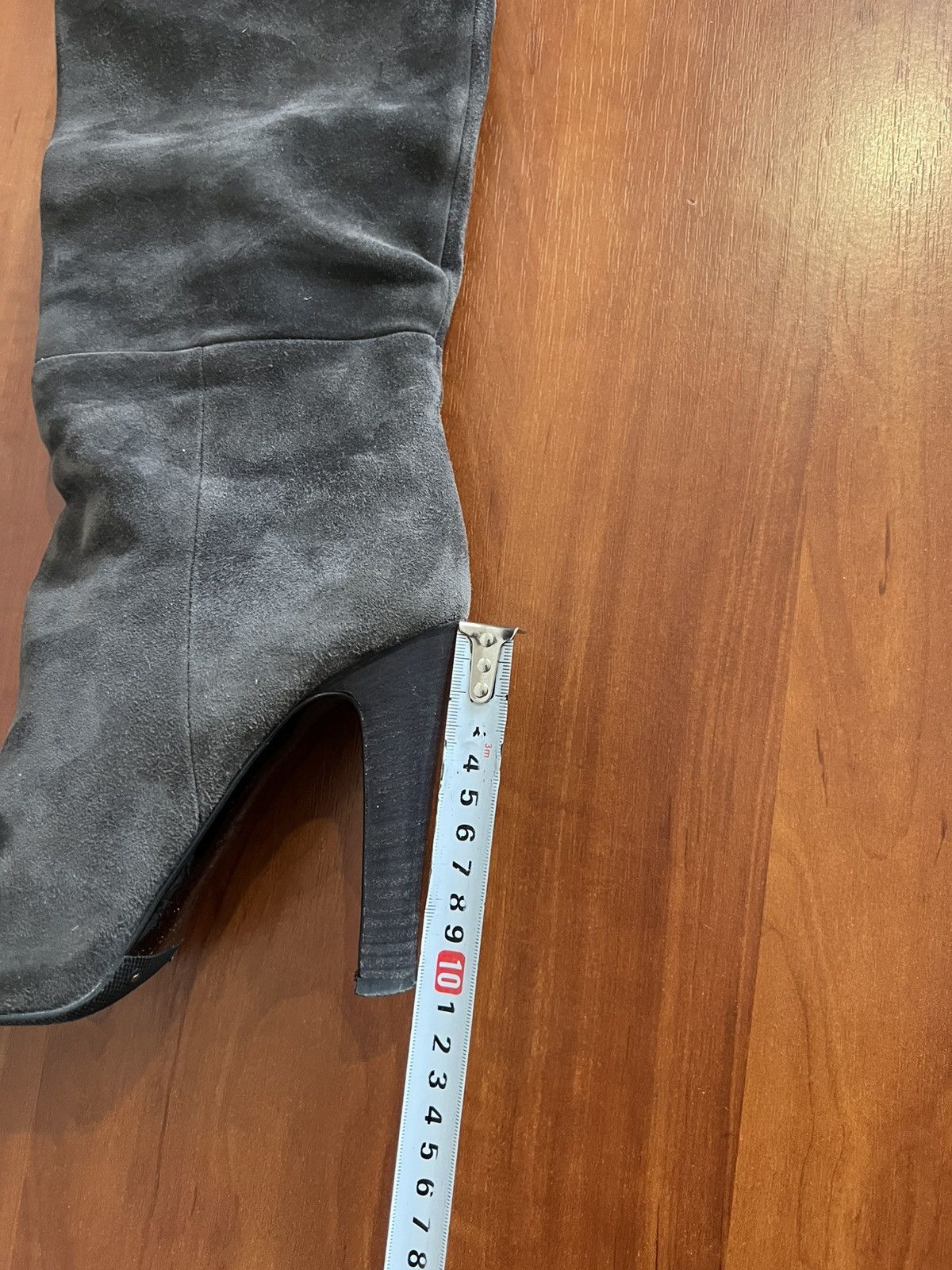 Dolce & Gabbana VINTAGE DOLCE&GABBANA ITALY WESTERN SUEDE KNEE BOOTS HEELS Size US 7 / IT 37 - 15 Thumbnail