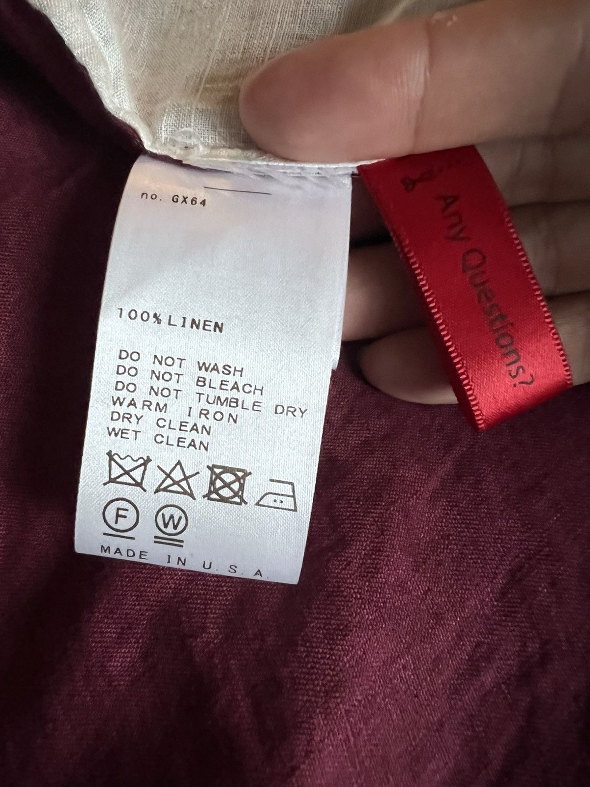 Monitaly Monitaly linen shirt Size US M / EU 48-50 / 2 - 9 Thumbnail
