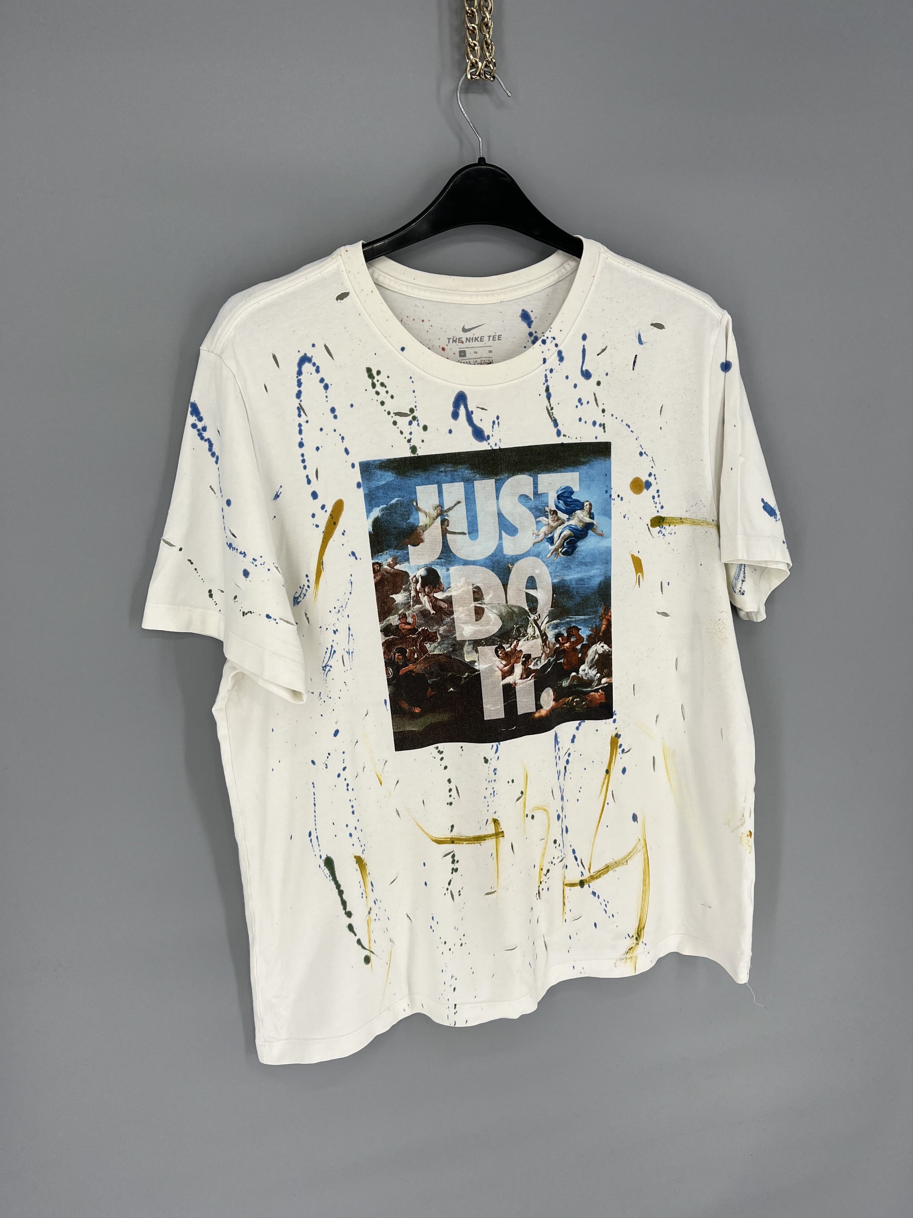 Nike Vintage Y2K Nike just do it T-Shirt custom Size US XL / EU 56 / 4 - 2 Thumbnail
