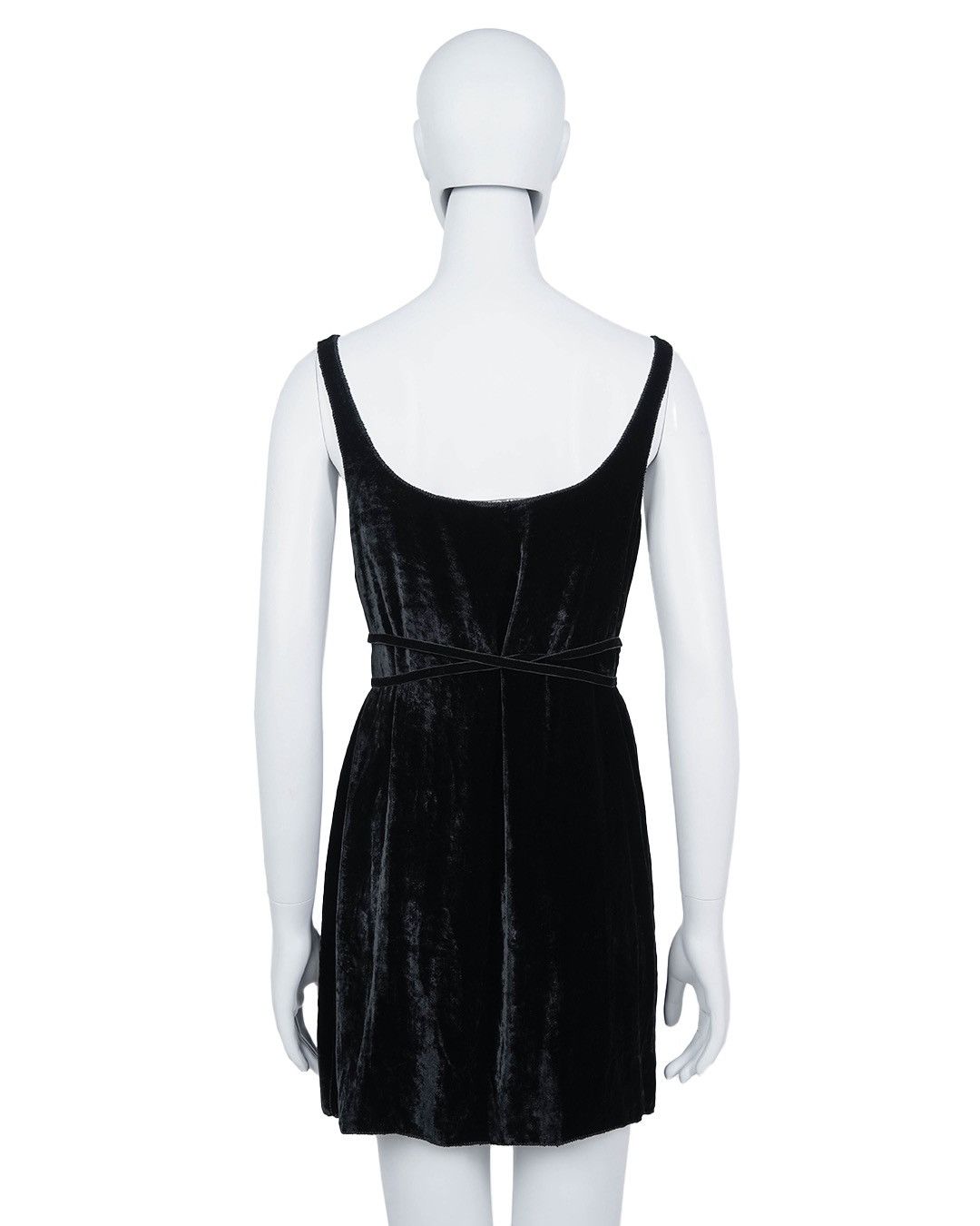 Miu Miu Miu Miu F/W1997 Velour Mini Dress Size M / US 6-8 / IT 42-44 - 5 Thumbnail