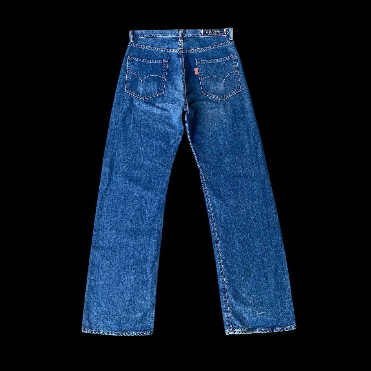 45rpm VINTAGE 90S 45RPM DENIM BLUEWASH STRAIGHT LEG Size US 30 / EU 46 - 3 Thumbnail