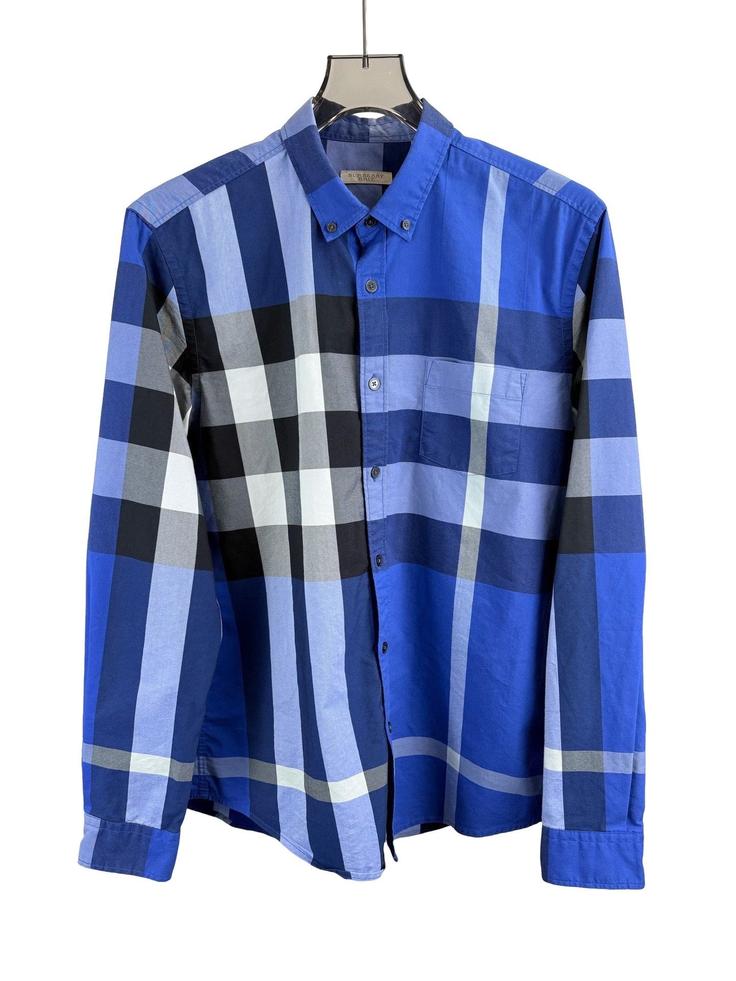 Burberry Burberry Blue Large Check Shirt Size L Size US L / EU 52-54 / 3 - 1 Thumbnail