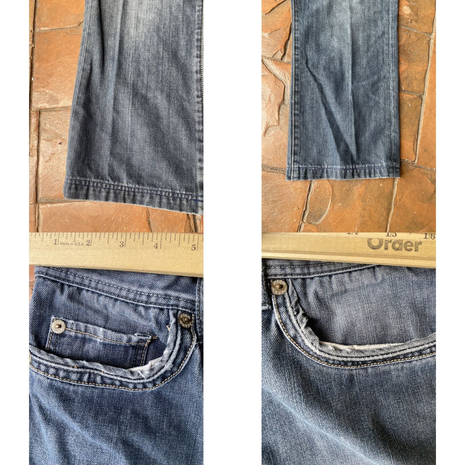 Vintage VINTAGE Paco Baggy Jeans Mens 36x32 Embroidered Distressed Grunge Streetwear Jeans Mens Size US 27 - 8 Thumbnail