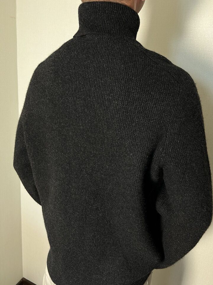 Louis Vuitton Louis Vuitton Mens Sweater Turtleneck Wool Gray Size XL Size US XL / EU 56 / 4 - 5 Thumbnail