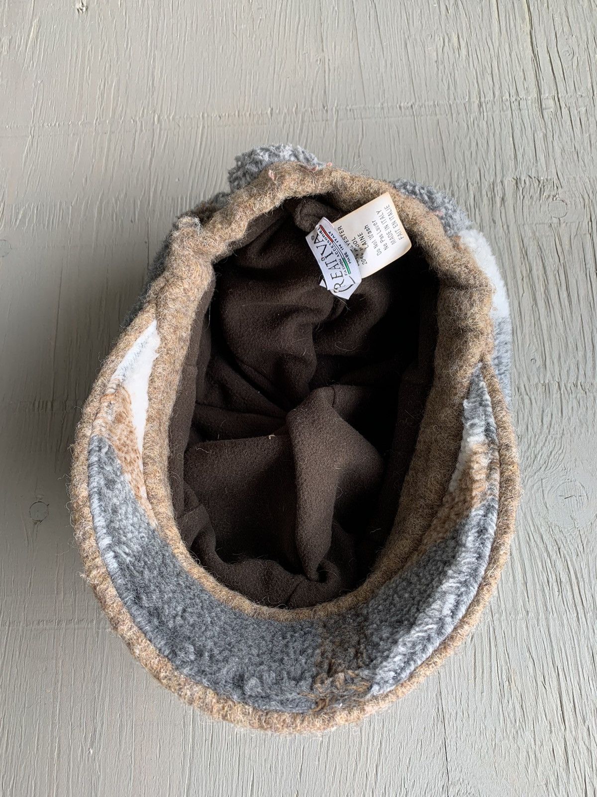 Japanese Brand × Vintage 2000s Newsboy Cap Y2K Vintage Wool Slouchy Hat Camp Ivy Flat Size ONE SIZE - 8 Thumbnail