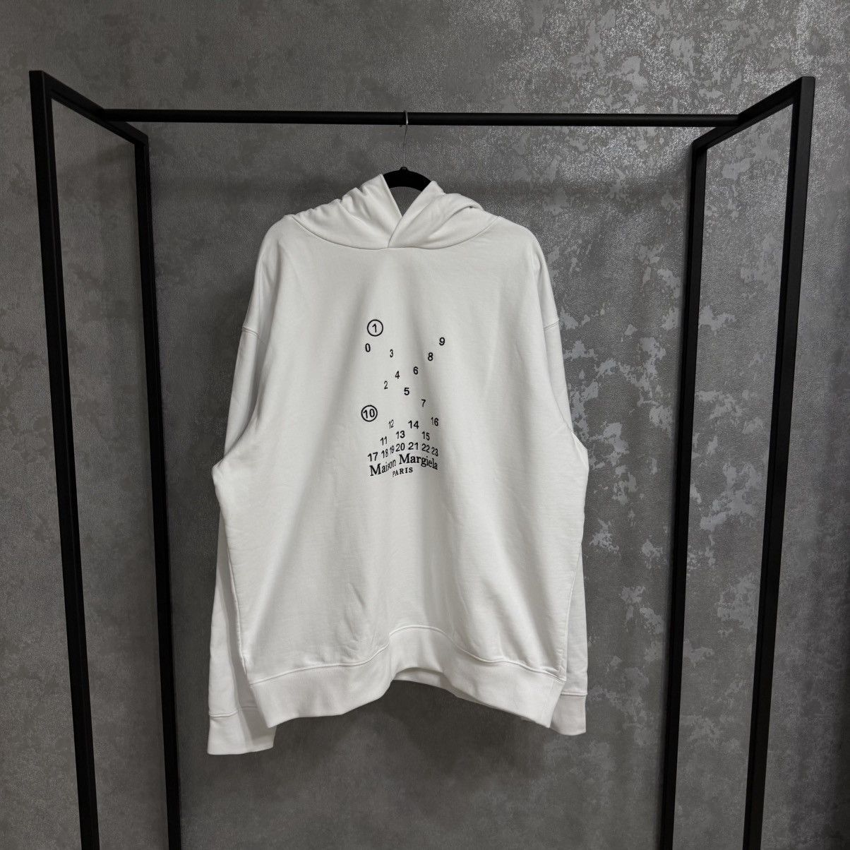 Maison Margiela Maison Margiela White Hoodie Size US XL / EU 56 / 4 - 1 Thumbnail