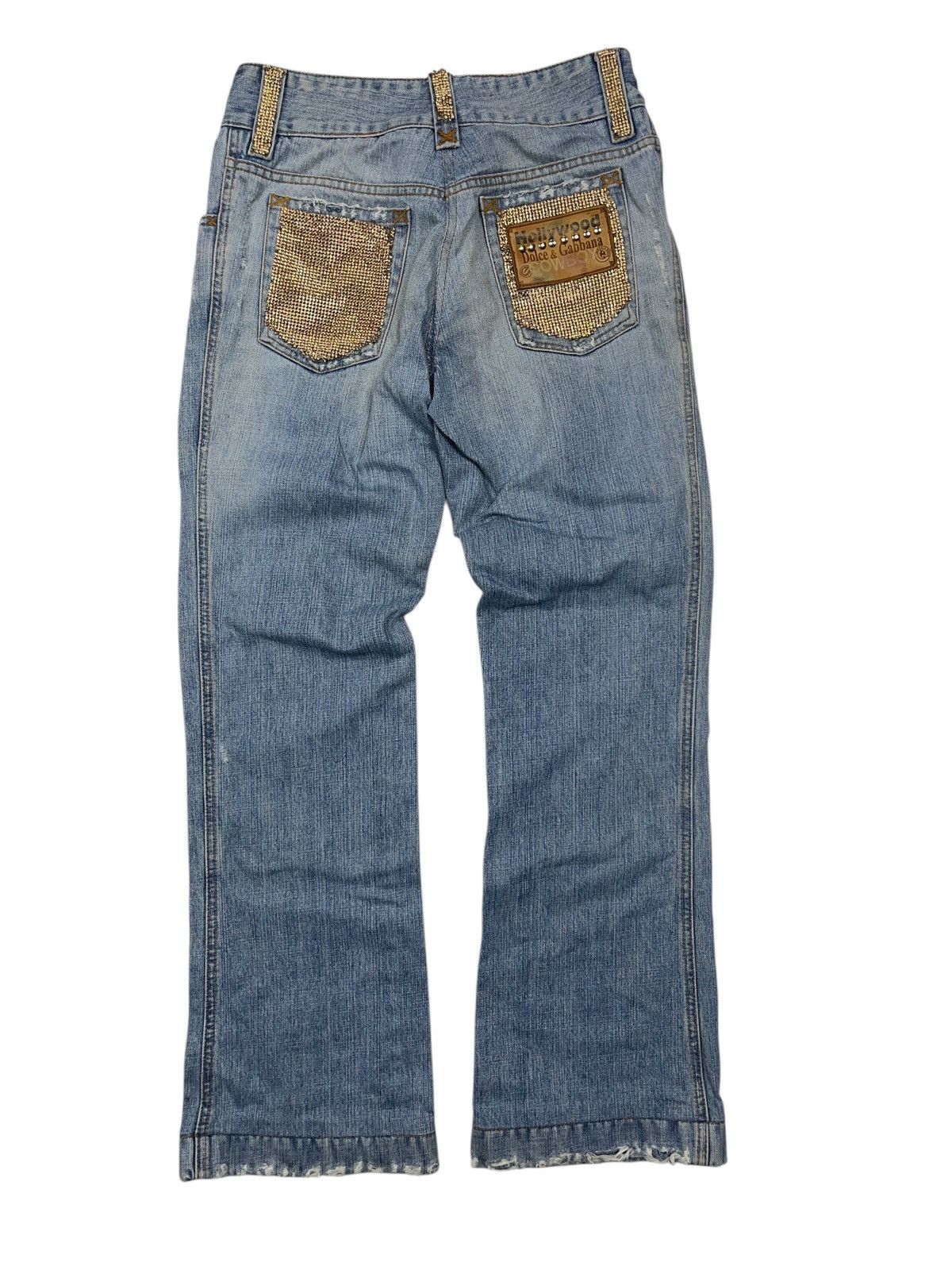 Dolce & Gabbana Vintage Dolce & Gabbana Hollywood Cowboy Distressed Jeans Size 28" / US 6 / IT 42 - 3 Thumbnail
