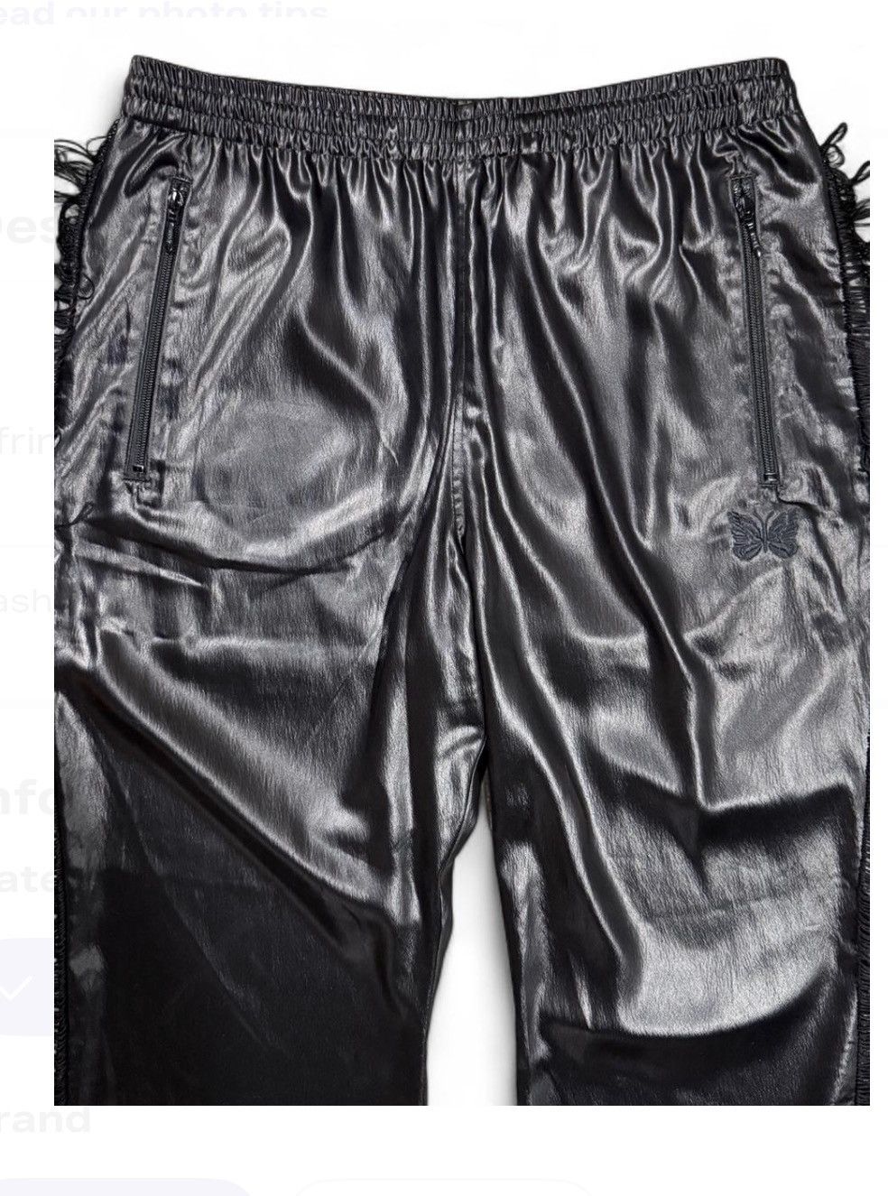 Needles Needles Leather Tassel Pants Made in Japan Size US 32 / EU 48 - 3 Thumbnail