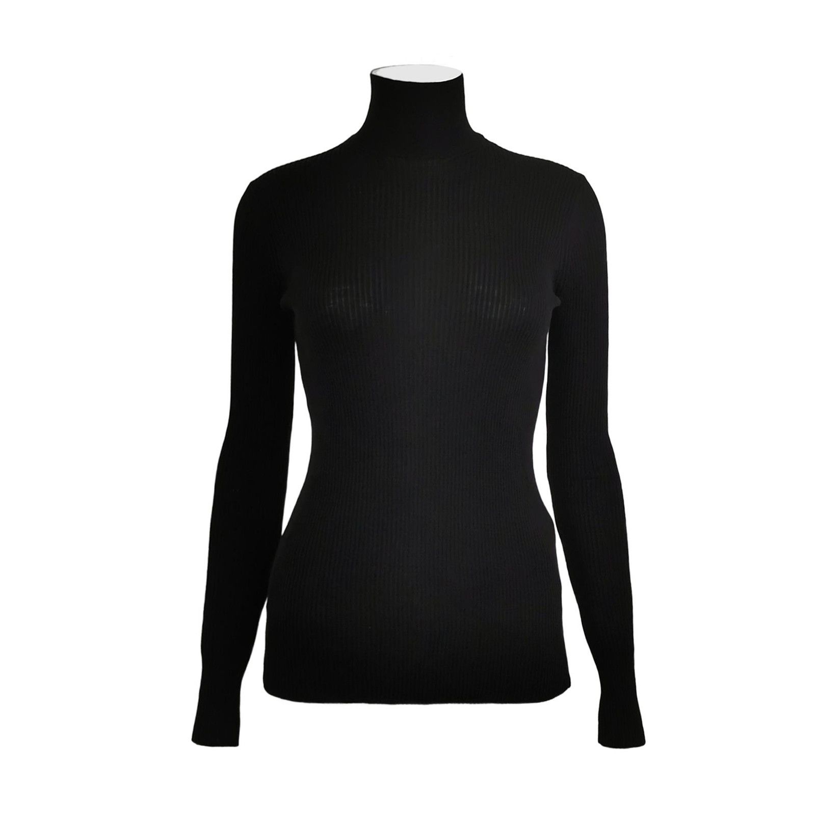 Prada Prada Black Wool Turtleneck Sweater Size 38 0089 Size S / US 4 / IT 40 - 1 Thumbnail