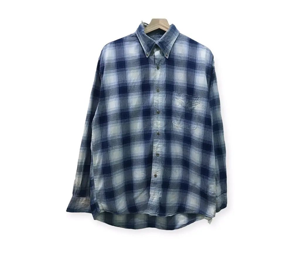 L.L. Bean Vintage LL Bean Plaid Tartan Flannel Shirt Size US L / EU 52-54 / 3 - 1 Thumbnail