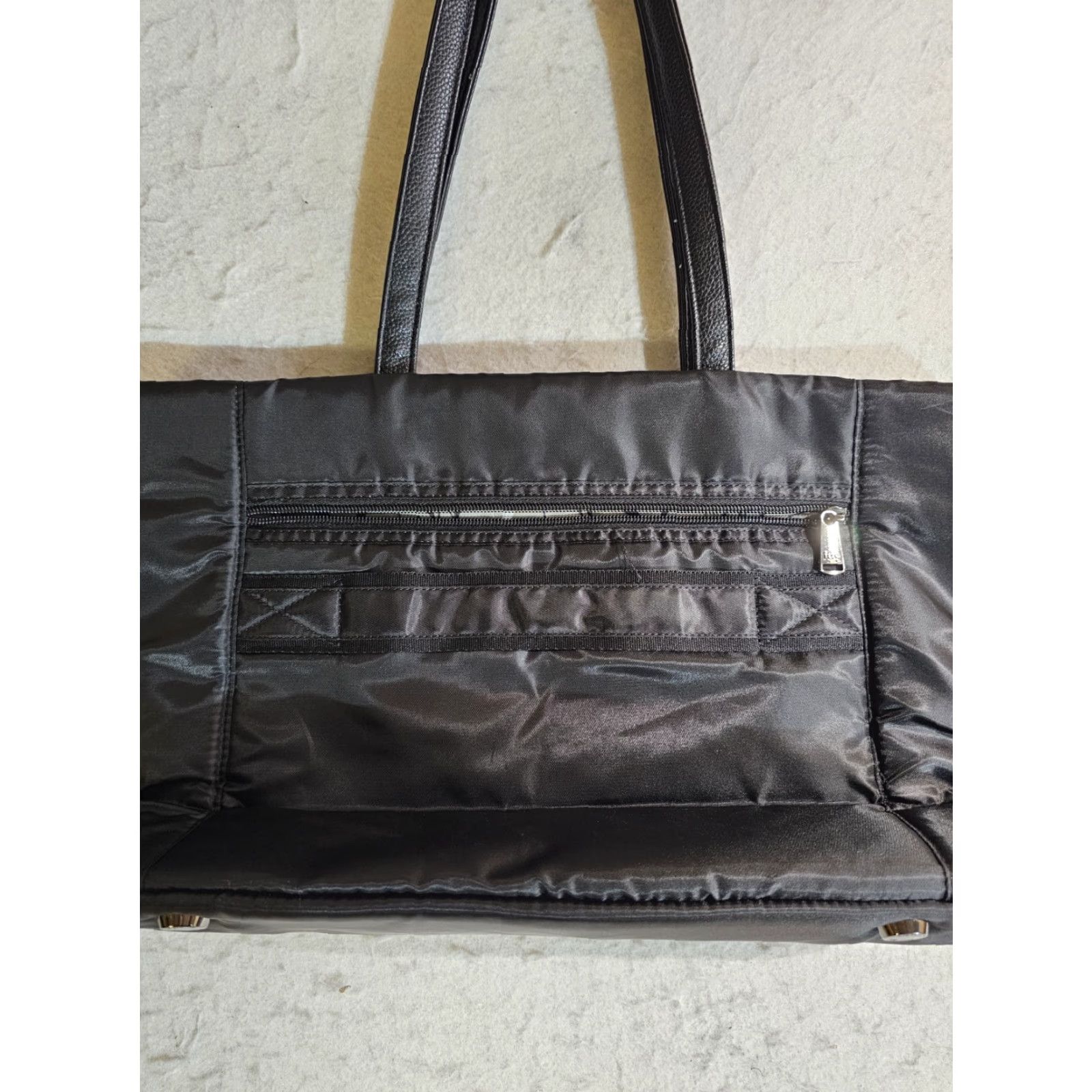 Vintage Lug Arpeggio Tote Bag Black Organizer Multiple Pockets Travel/Daily Use! Size ONE SIZE - 7 Thumbnail