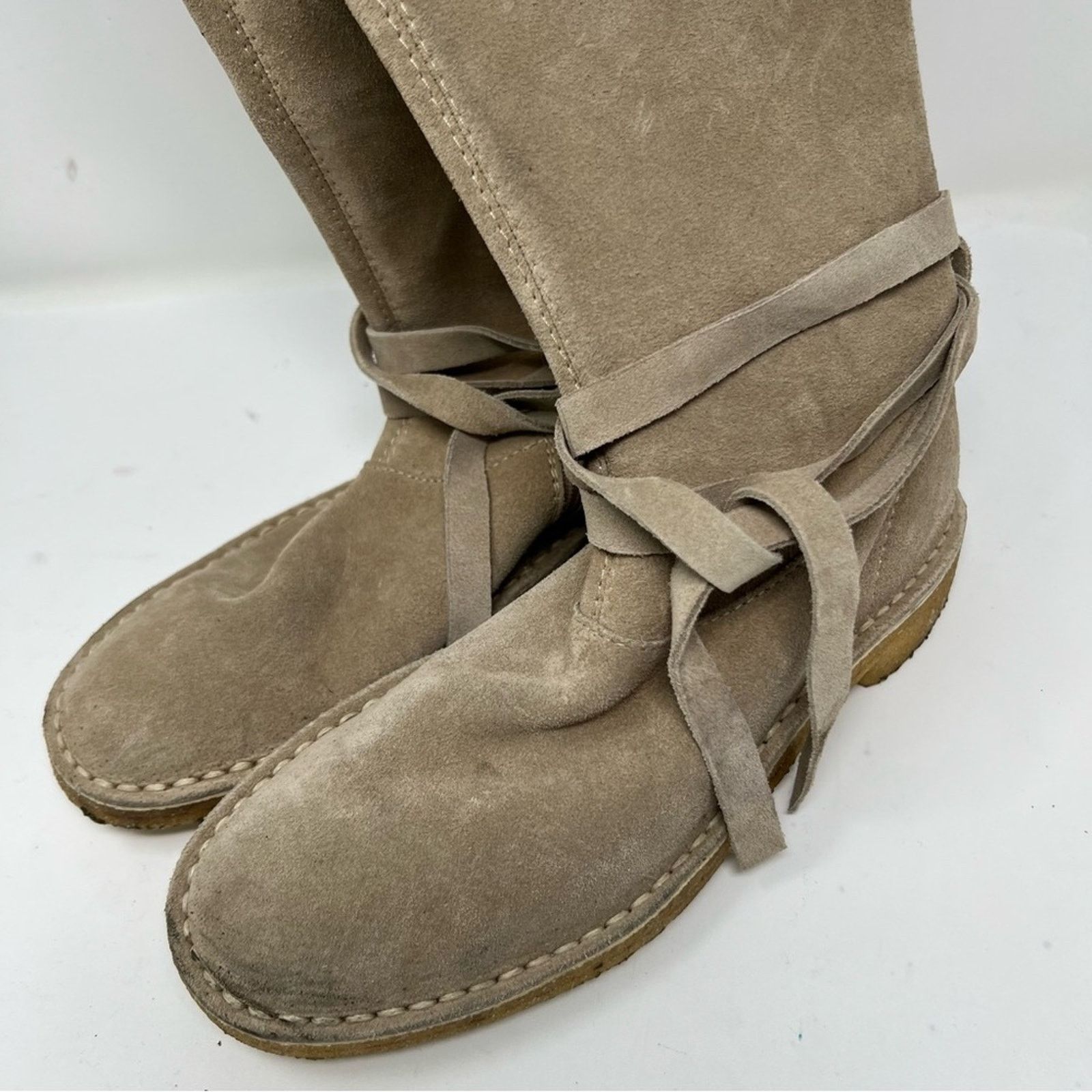 Kate Spade Kate Spade Leather Suede Tie Ankle Boots sz 8.5 Size US 8.5 / IT 38.5 - 3 Thumbnail
