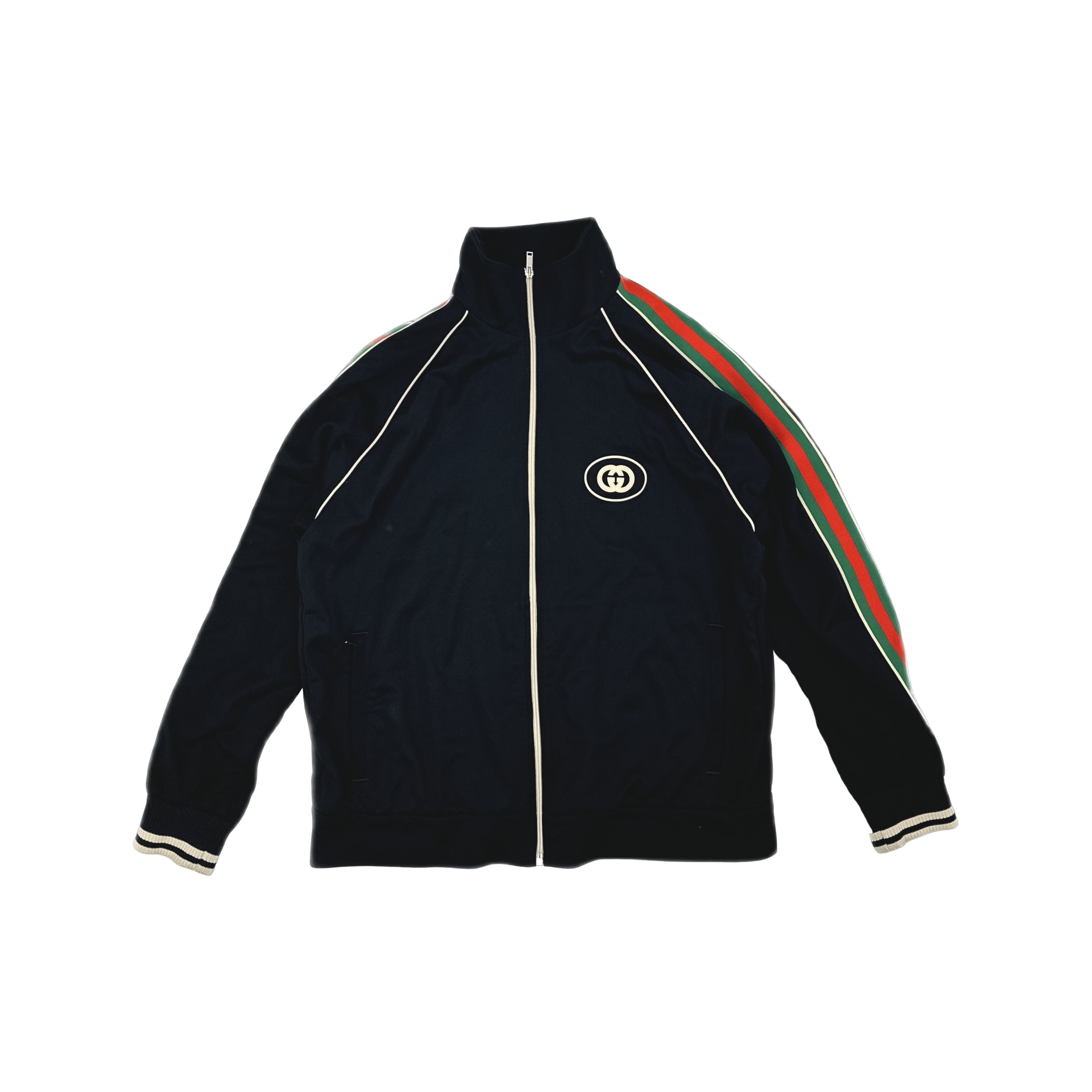 Gucci Gucci Web Stripe Logo Track Jacket XXXL Size US XXL / EU 58 / 5 - 1 Thumbnail