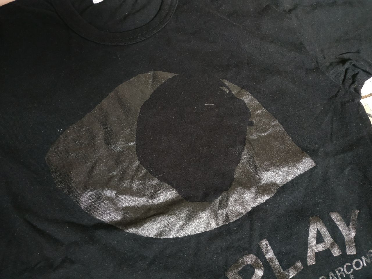 Comme des Garcons Comme des Garcons Play Big Eye Graphic Tee Black L Japan Size US L / EU 52-54 / 3 - 18 Thumbnail