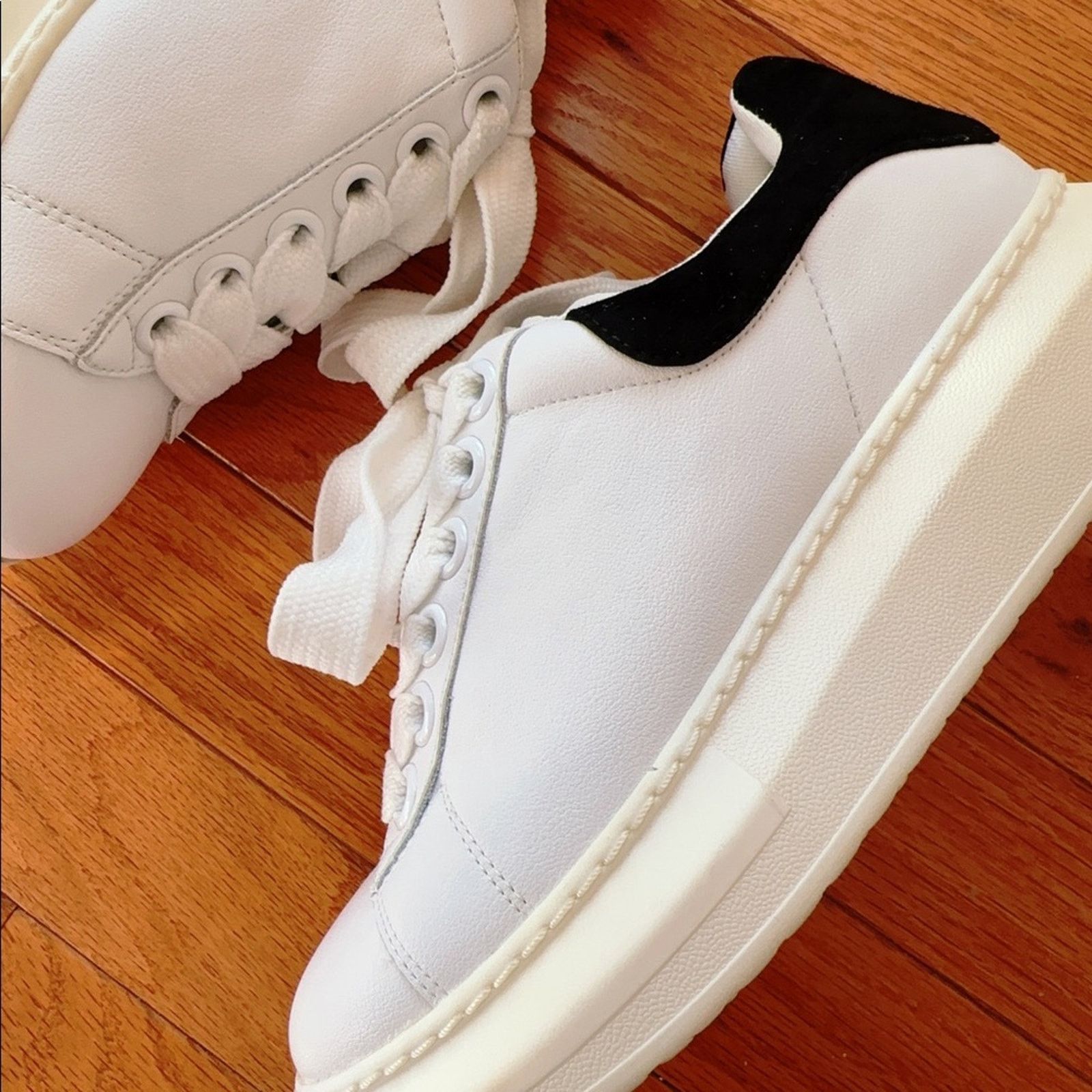 Steve Madden Steven Madden Leather Platform Sneakers Women's 5M Size US 5 / IT 35 - 8 Thumbnail