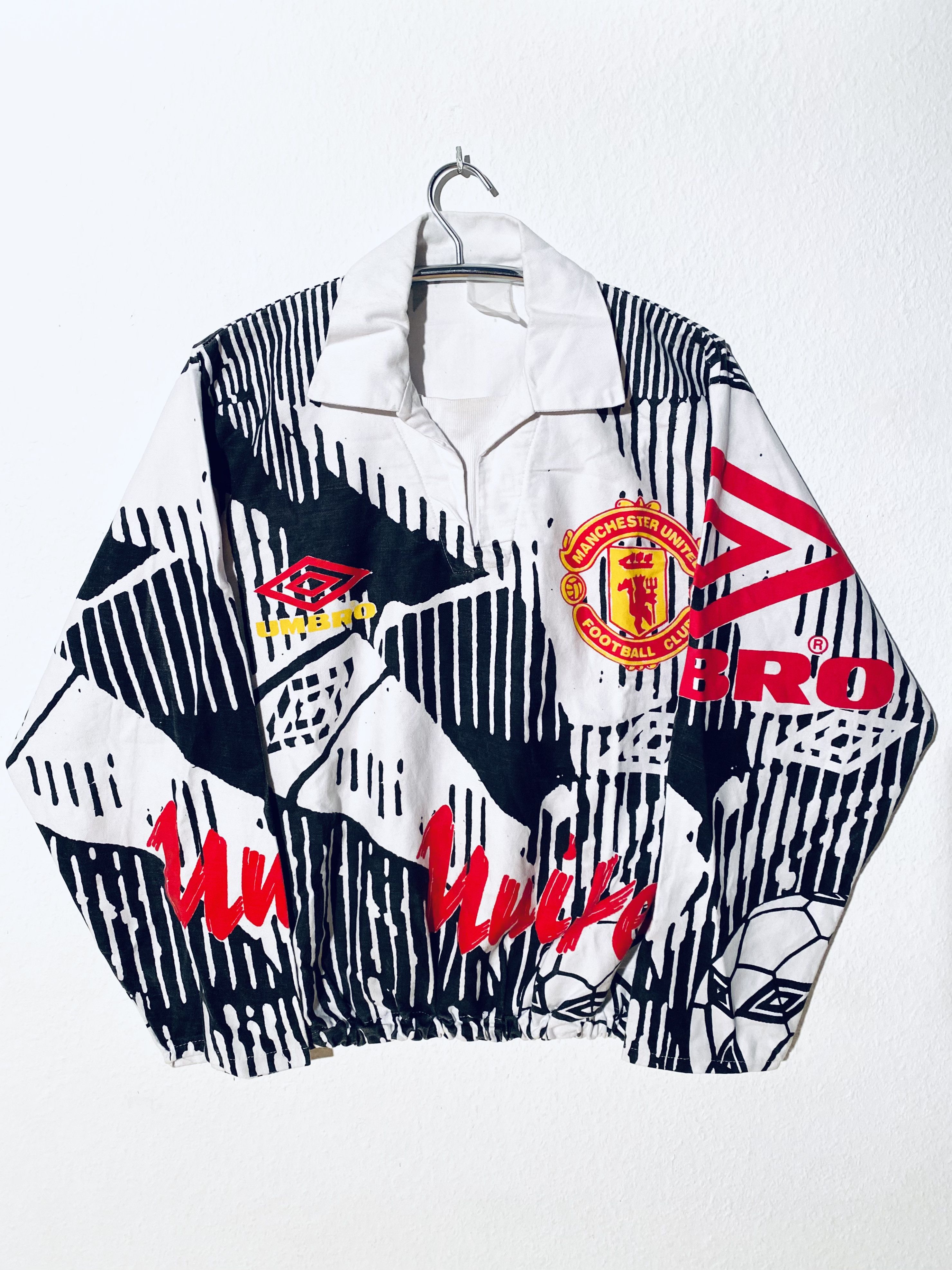 Umbro Manchester United 90s Training Drill Top Sweater Size US M / EU 48-50 / 2 - 1 Thumbnail