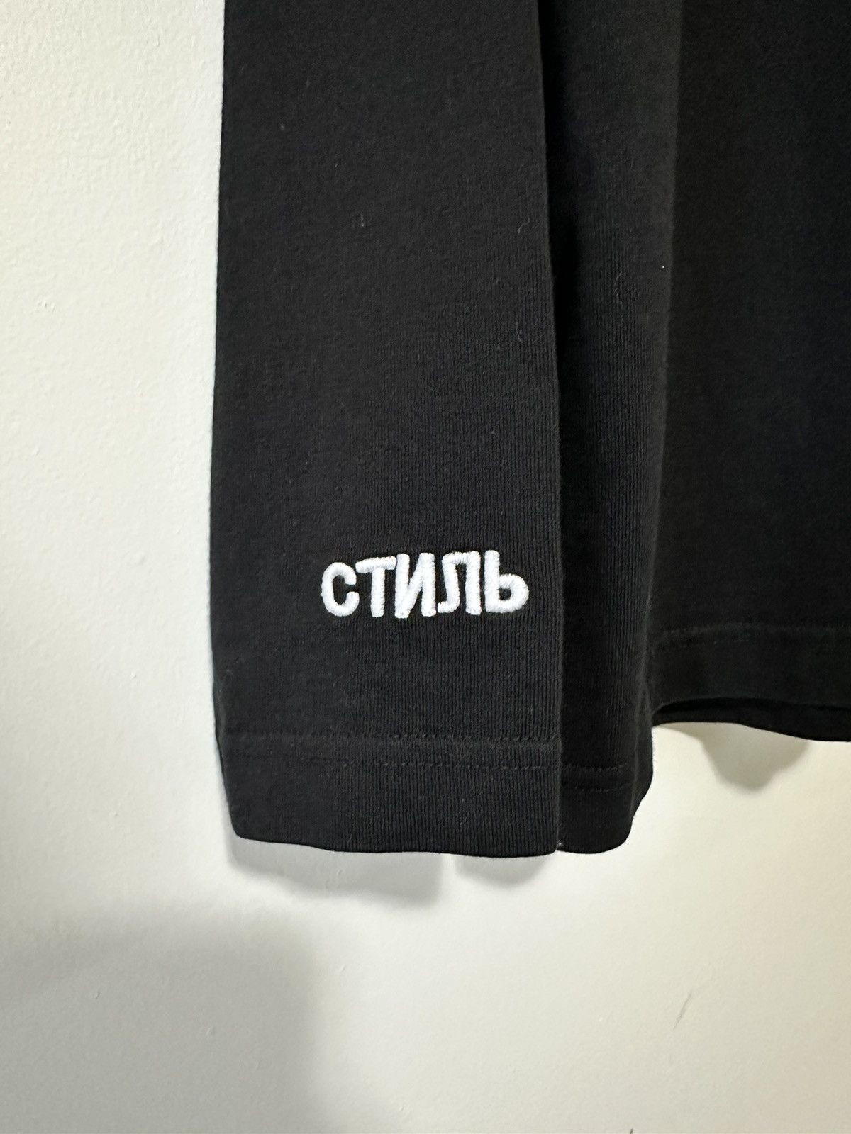 Heron Preston heron preston black long-sleeve t-shirt Size US S / EU 44-46 / 1 - 4 Thumbnail