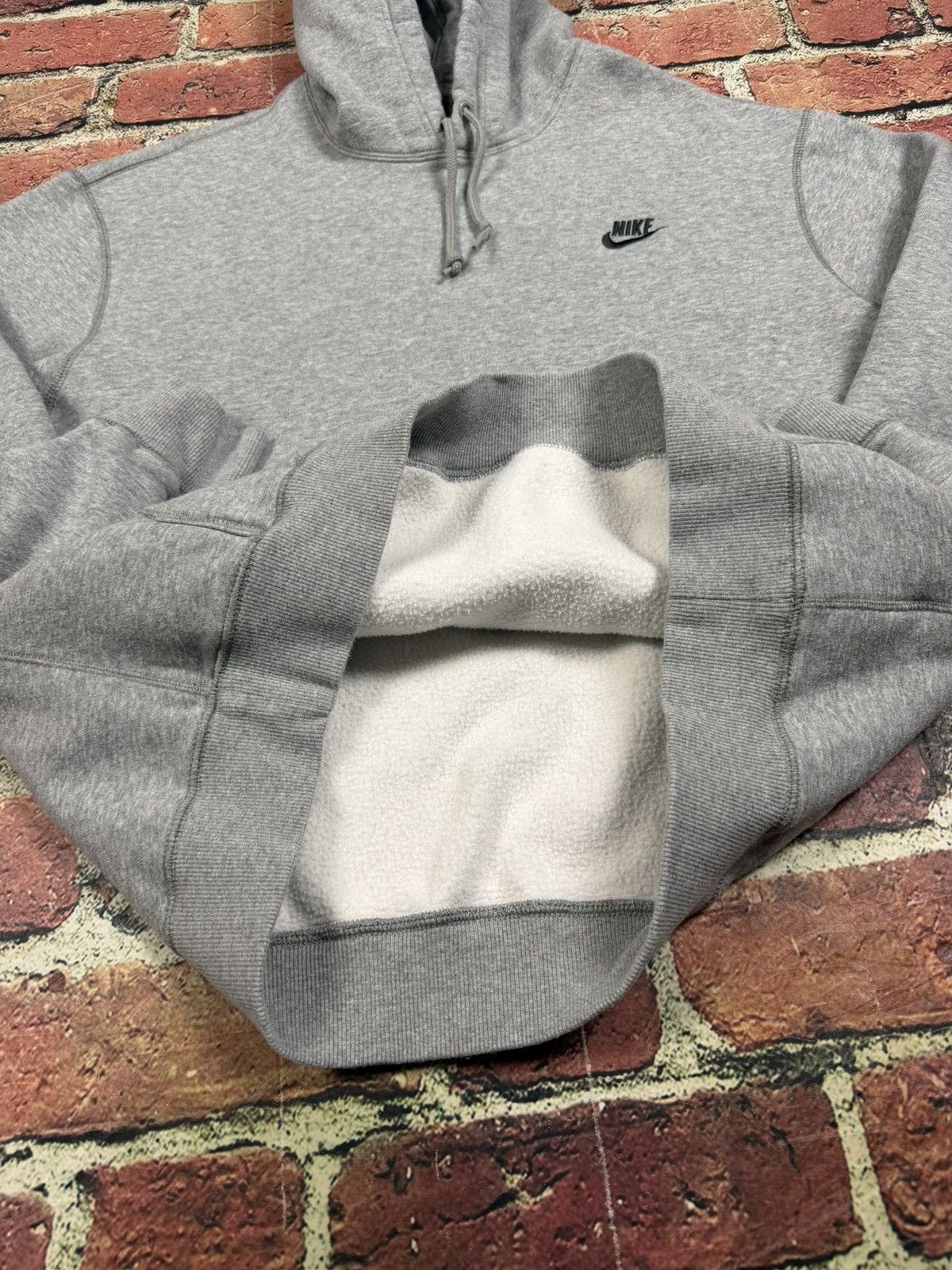 Nike Y2K 2000s Nike Sportswear Hoodie Swoosh Spell Out Sweatshirt Size US XL / EU 56 / 4 - 9 Thumbnail