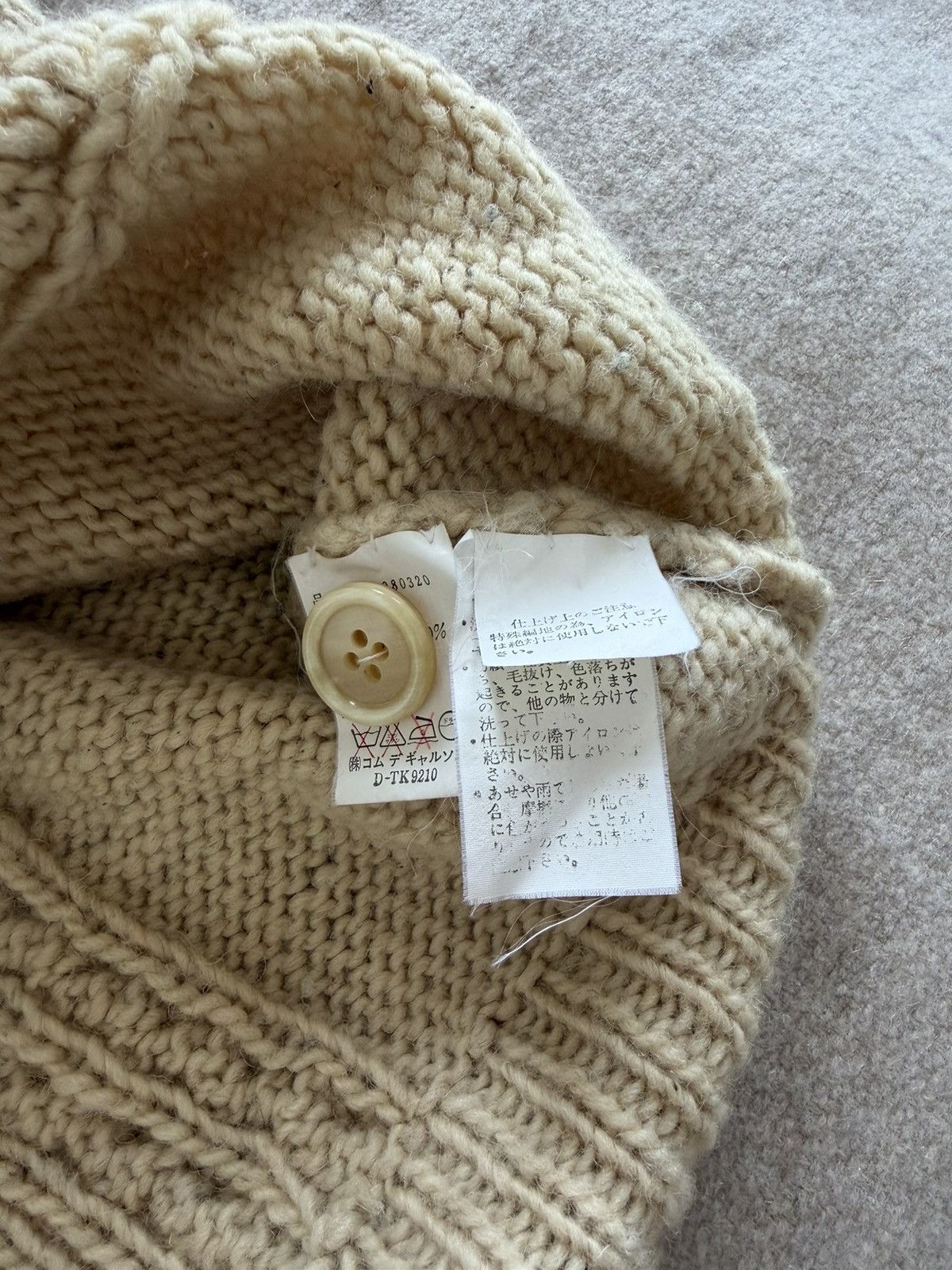 Comme des Garcons Homme Vintage 1980’s Archive Cardigan Knit Size US XL / EU 56 / 4 - 8 Thumbnail