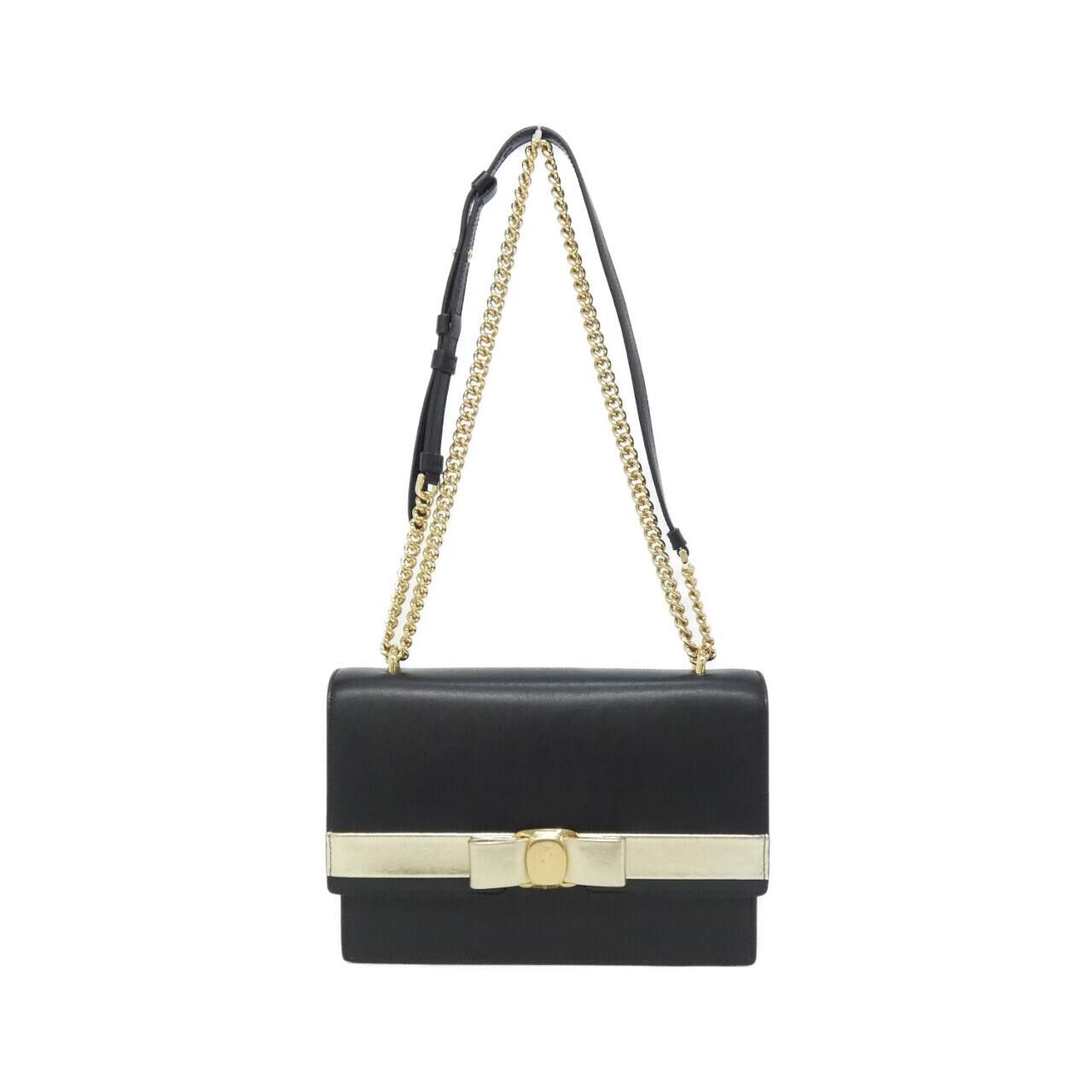 Salvatore Ferragamo Salvatore Ferragamo Salvatore Ferragamo Leather Shoulder Bag Leather Shoulder Bag 21 1284 DUTY FREE for USA Size ONE SIZE - 1 Thumbnail
