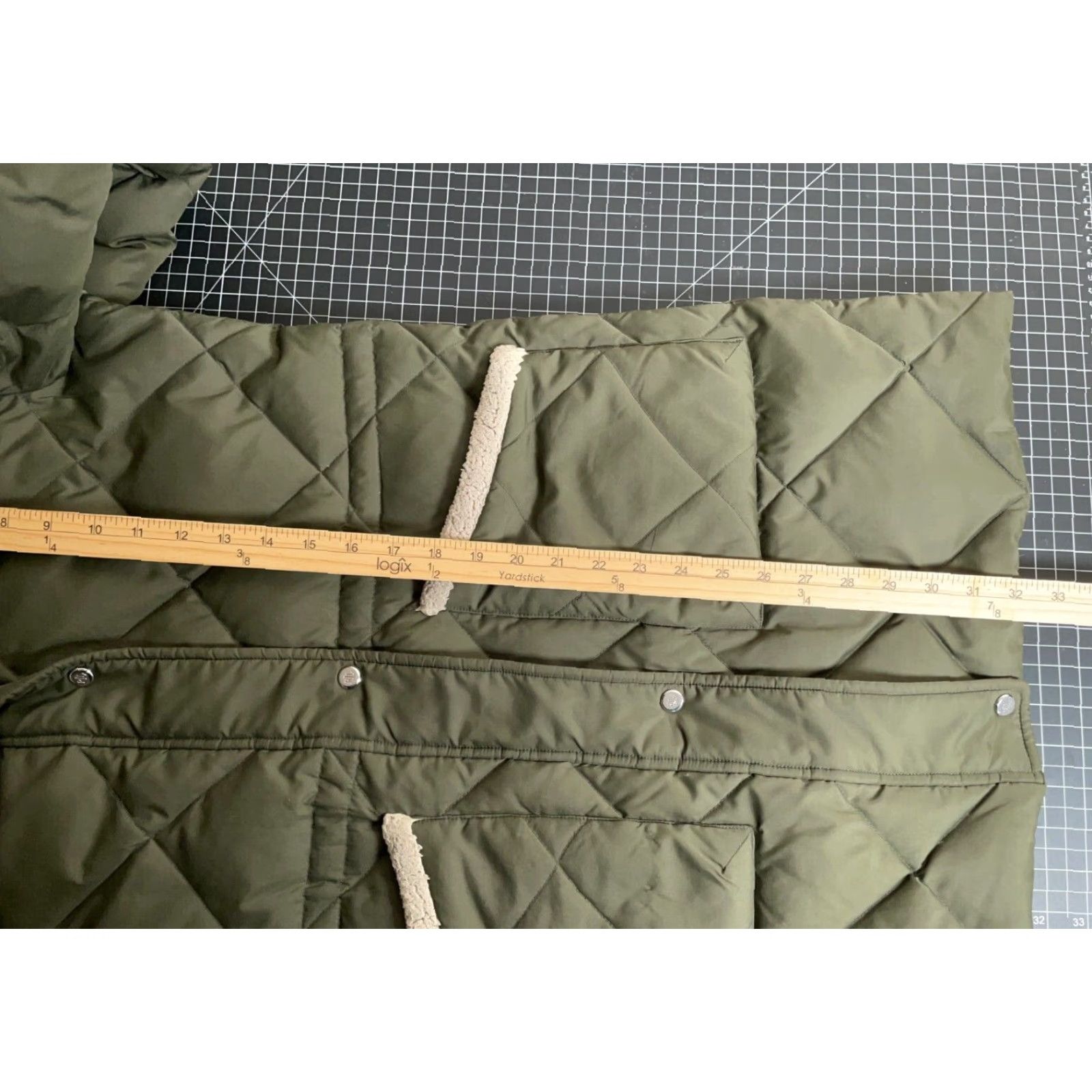 Ralph Lauren Lauren Ralph Lauren Down Puffer Parka Women's Small Olive Green Faux Fur Hood Size S / US 4 / IT 40 - 6 Thumbnail