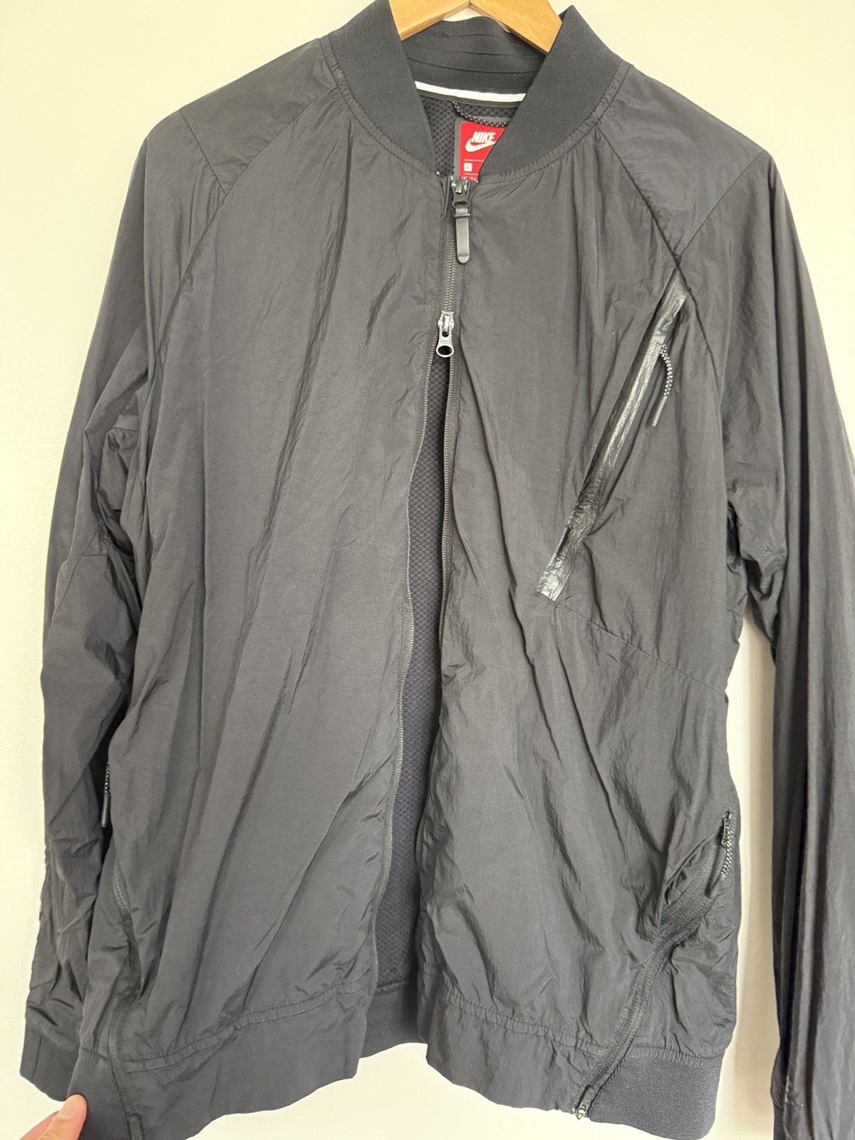 Nike Black Nike sportswear bomber jacket multizip Size US L / EU 52-54 / 3 - 2 Thumbnail
