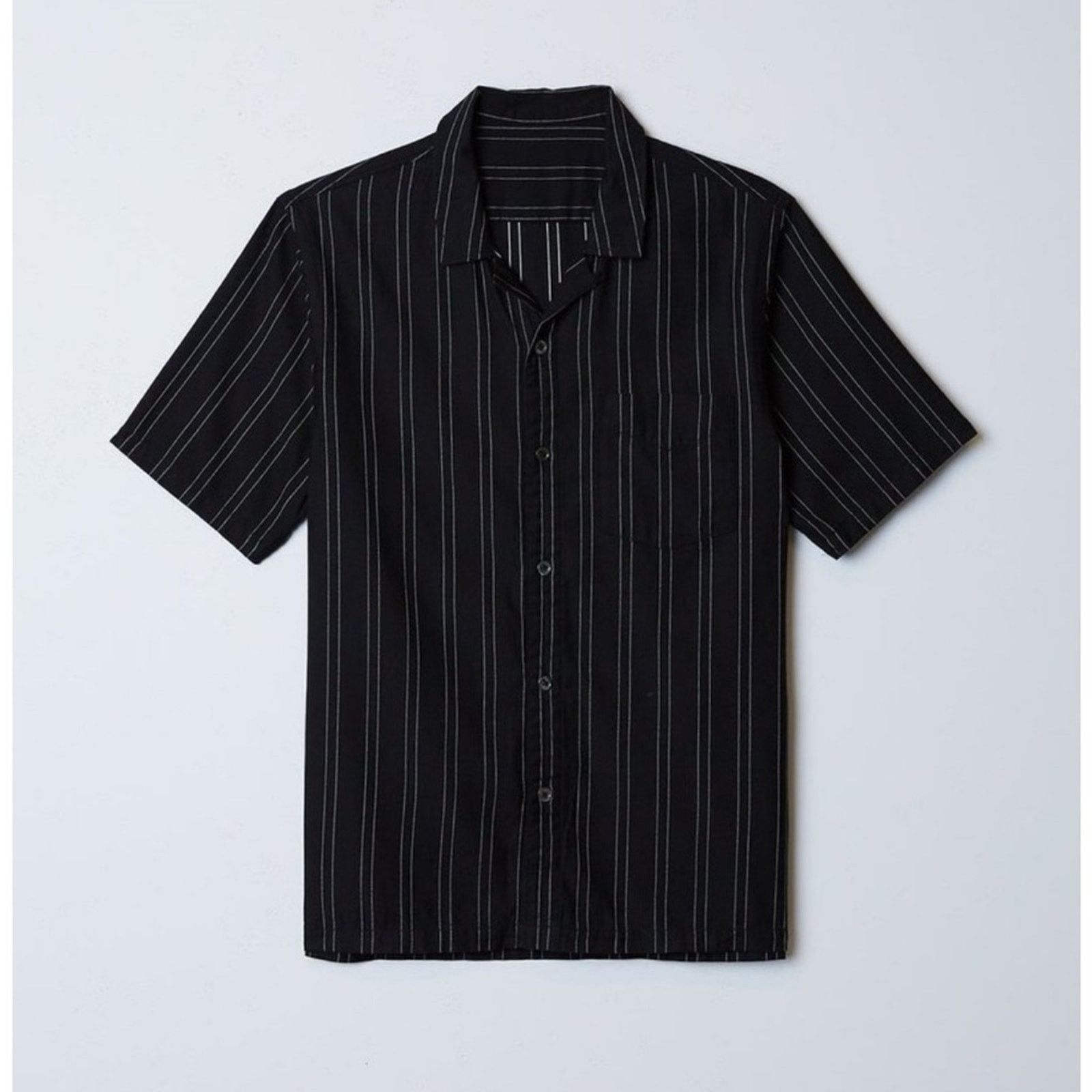 Baldwin Baldwin Black and White Casual Cotton Button Down Shirt Size US XL / EU 56 / 4 - 1 Thumbnail