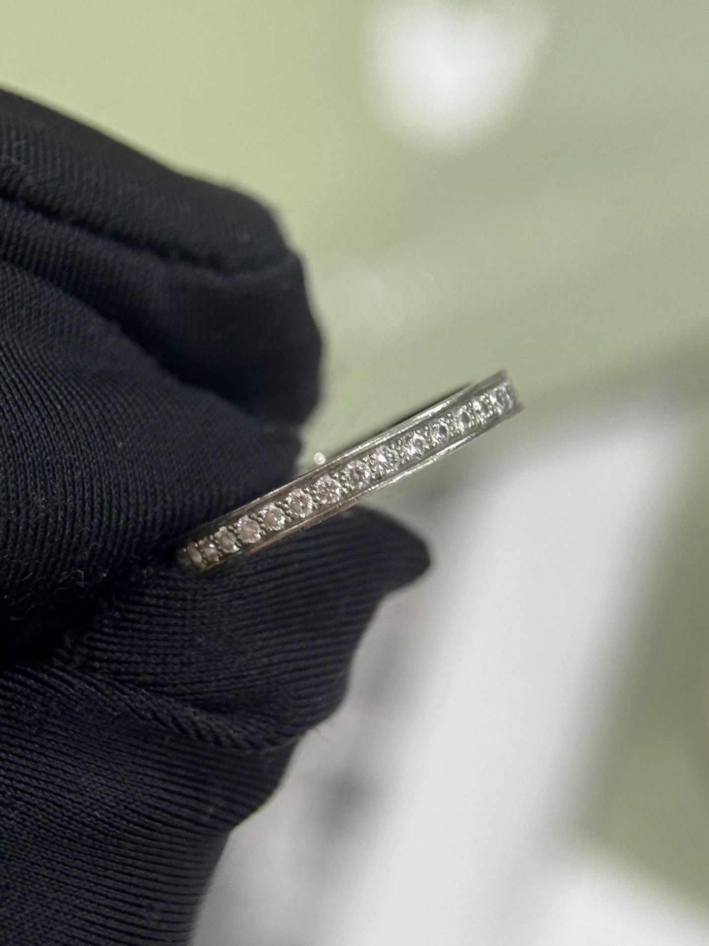 Van Cleef & Arpels VCA Platinum Diamond Circle Ring Size ONE SIZE - 2 Thumbnail