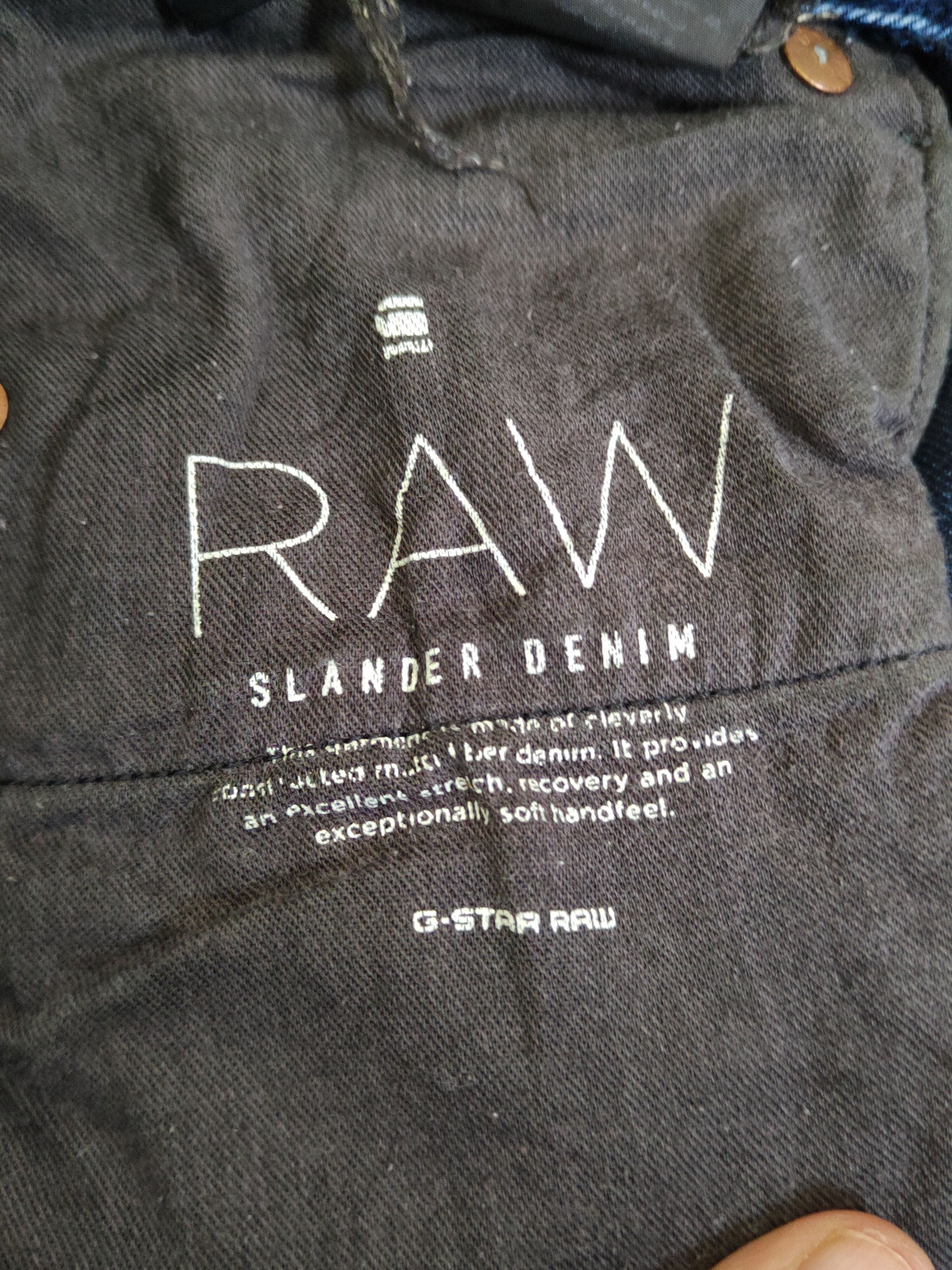G-Star G Star Raw Dark Blue Distressed Ripped denim Jeans #W1911 Size US 28 / EU 44 - 19 Thumbnail