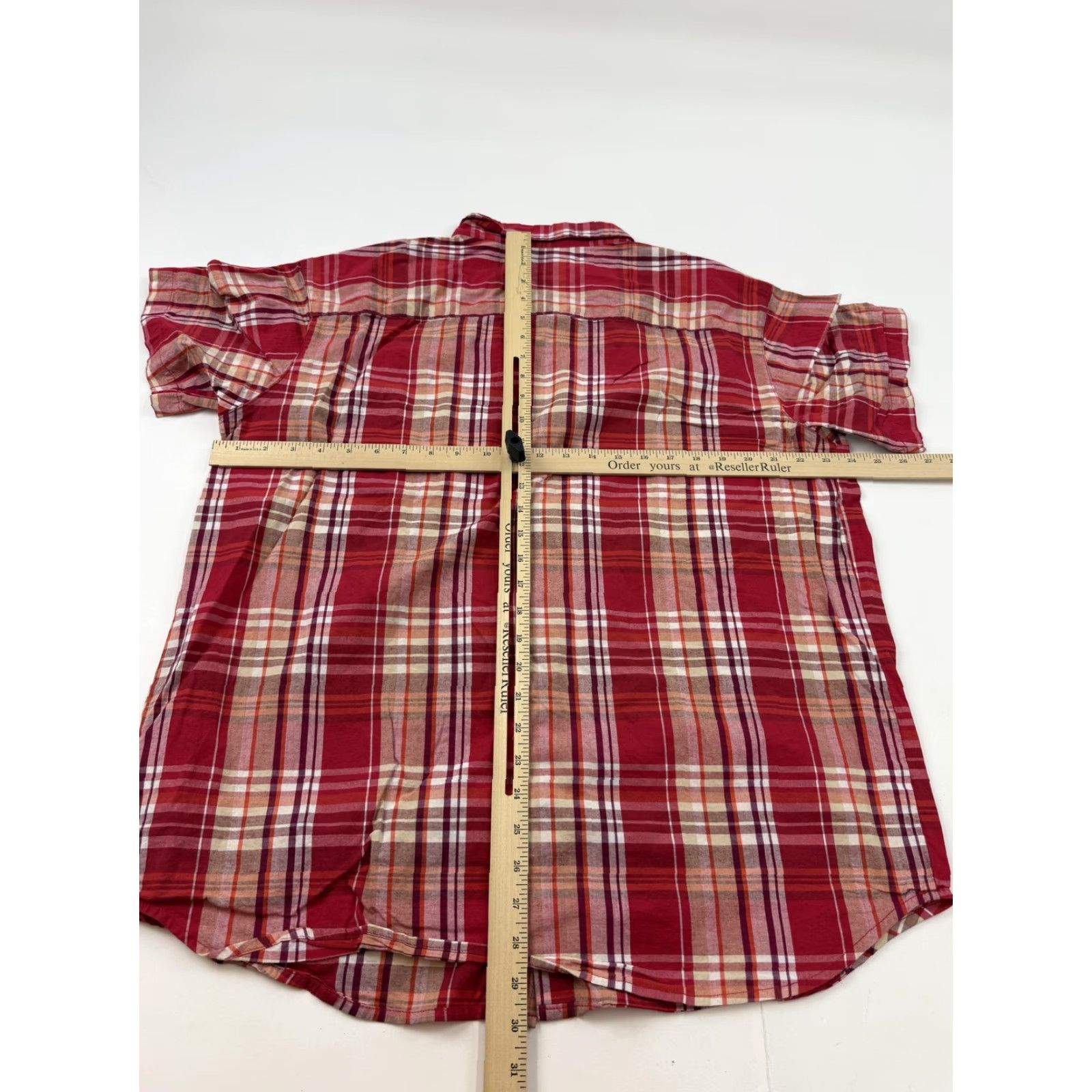 Vintage Columbia Shirt Mens XL Red Plaid Short Sleeve Button Front Regular Fit Casual Size US XL / EU 56 / 4 - 7 Thumbnail