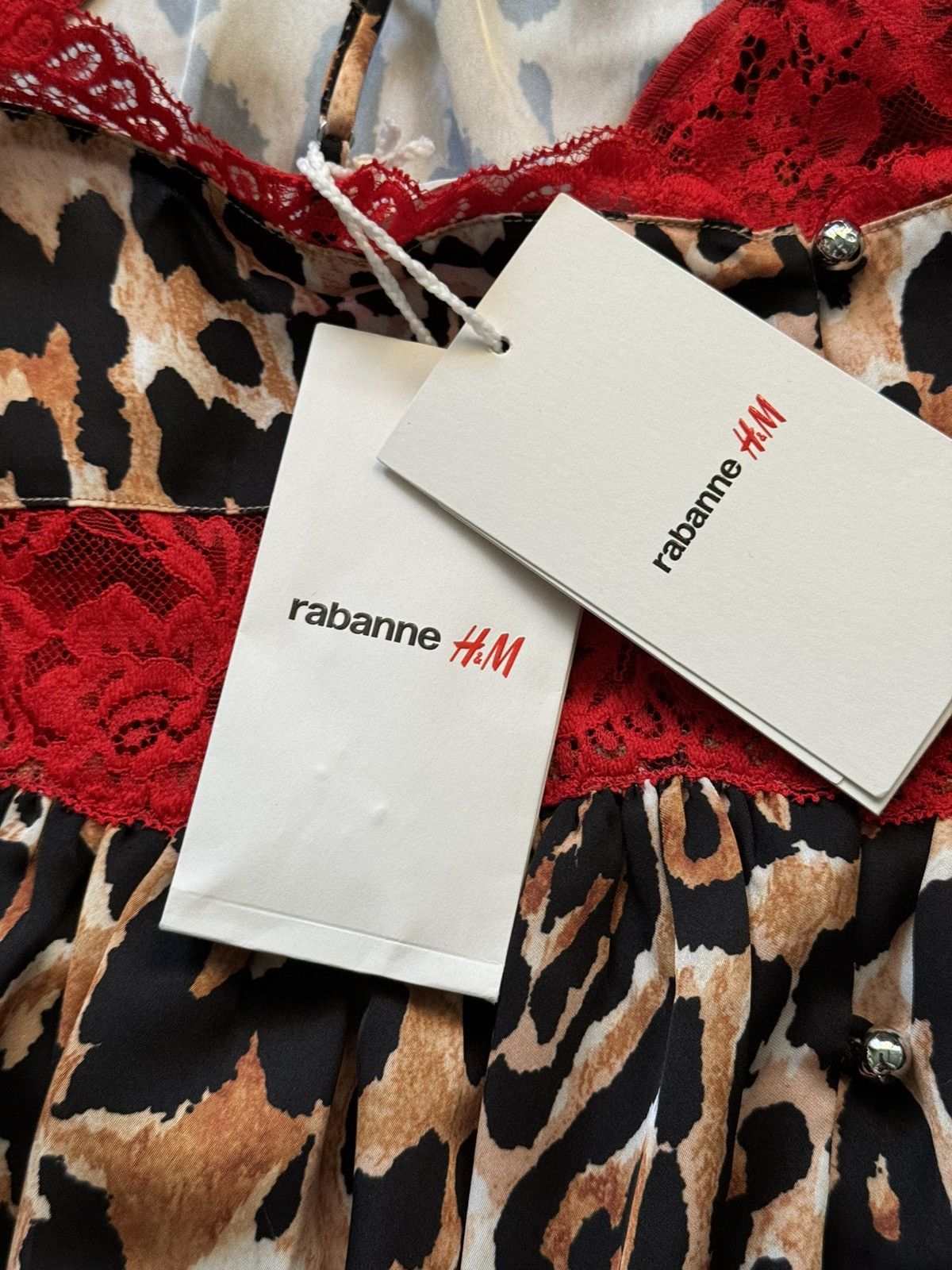 Designer × Paco Rabanne Paco Rabanne x H&M leopard pattern NWT dress Size XXS / US 00 / IT 34 - 13 Thumbnail