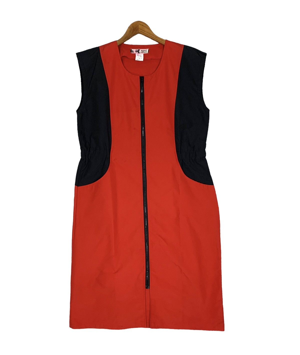 Vintage Kansai Yamamoto Uniform Sleeveless Midi Dress