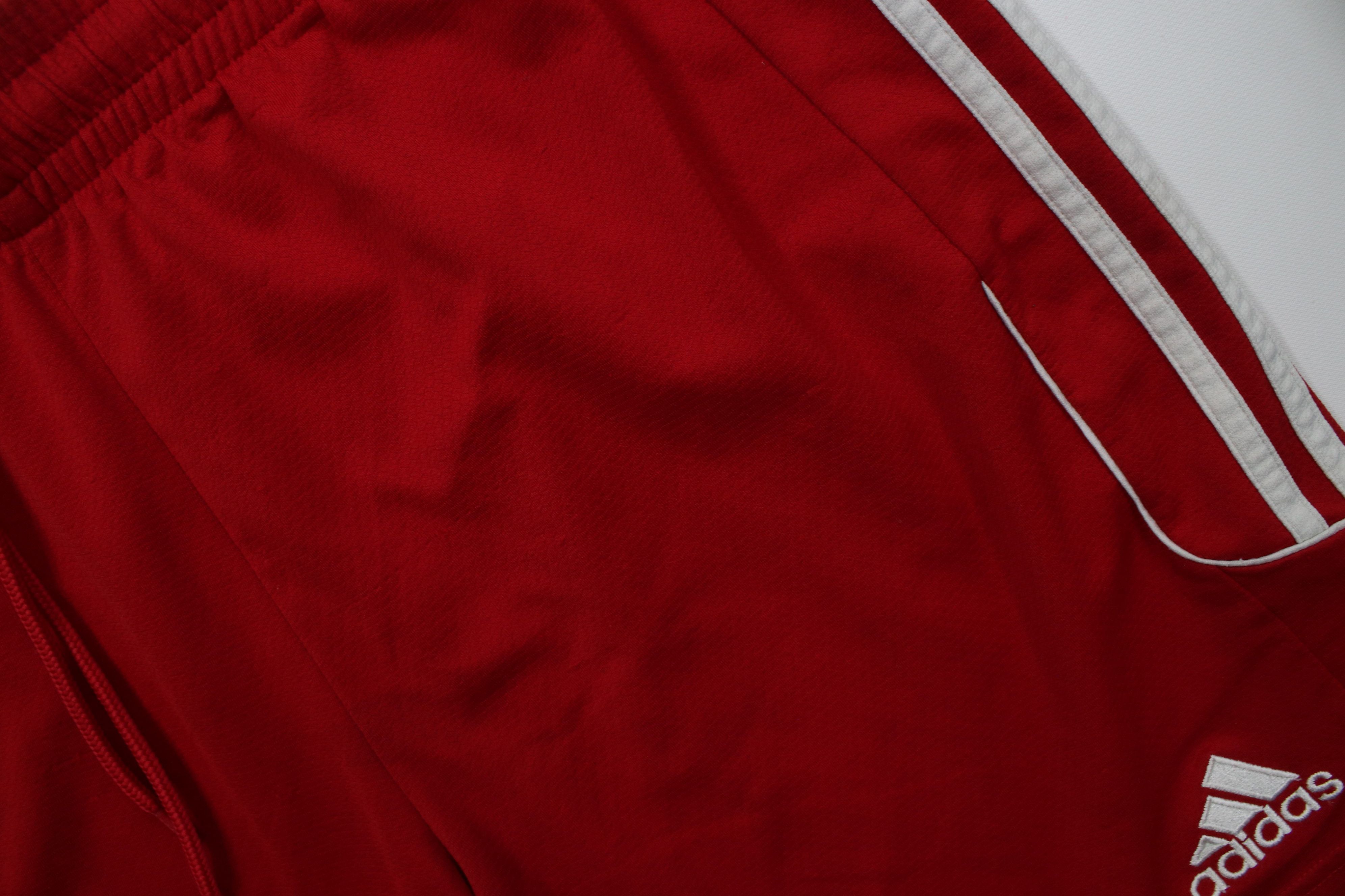 Adidas Vintage Y2K Adidas Knee Running Jogging Soccer Shorts Red Size US 34 / EU 50 - 7 Thumbnail