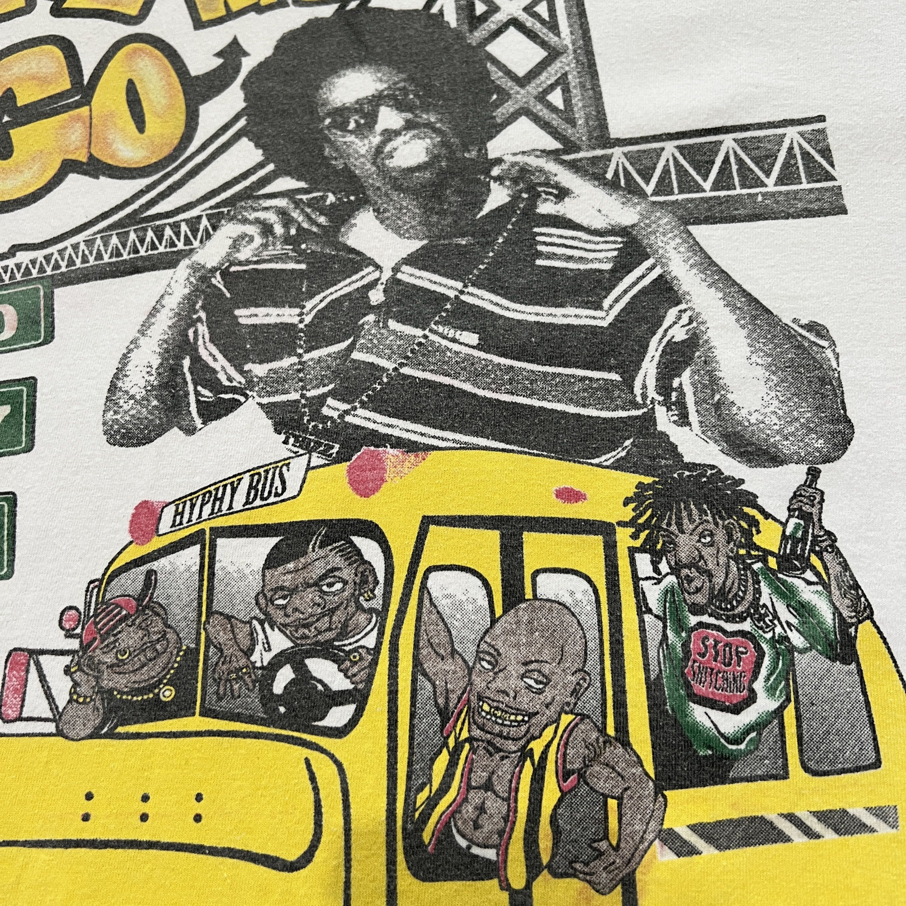 Rap Tees × Vintage Vintage Mac Dre Yellow Bus Tee THIZZ go dumb go xtreme Size US XXL / EU 58 / 5 - 4 Thumbnail