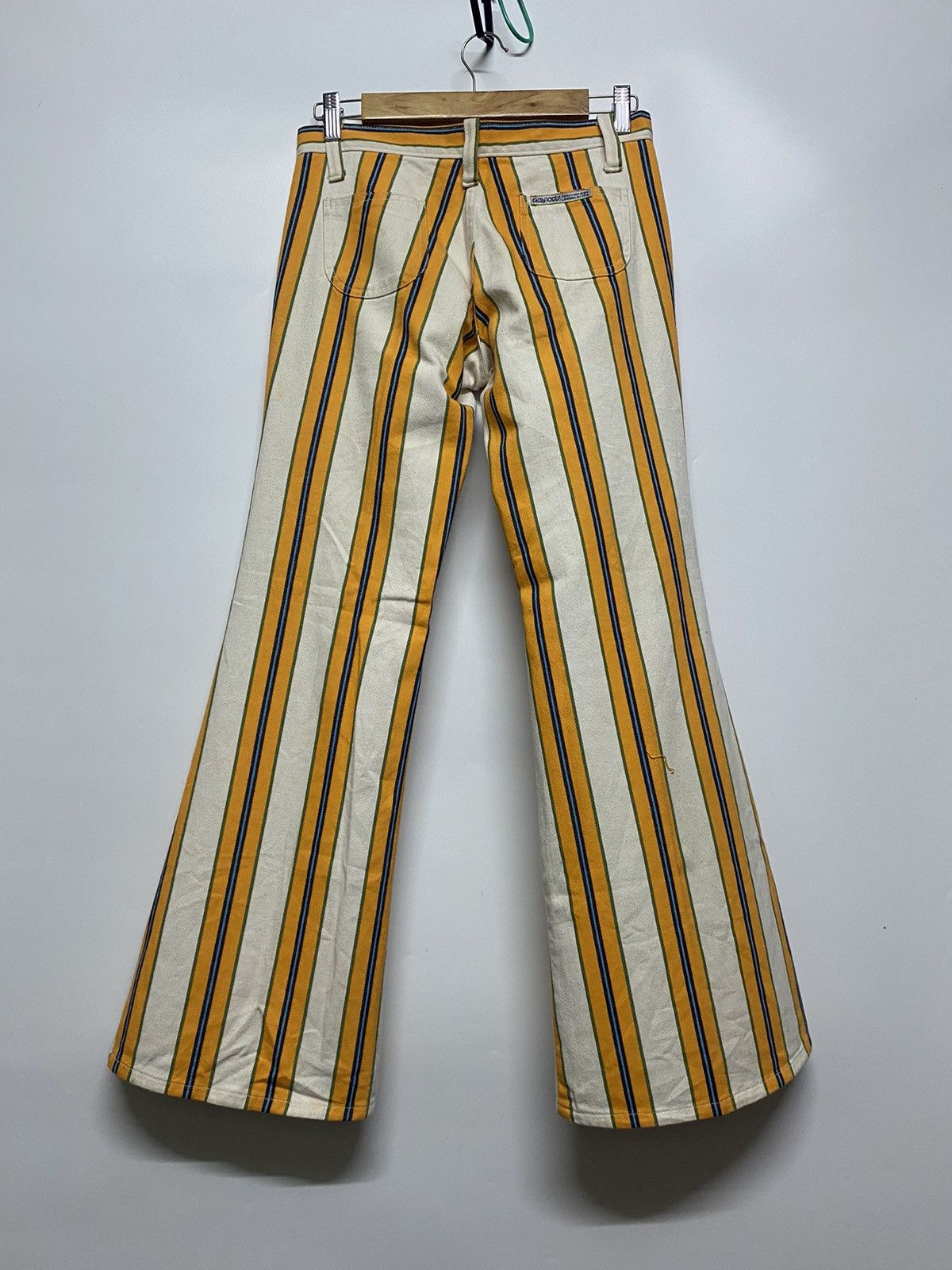 Japanese Brand × Vintage Vintage GAYTOGS Flare Leg Stripes Kicky Craze in Gay Size US 28 / EU 44 - 2 Thumbnail