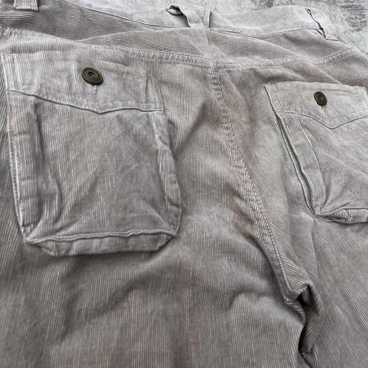 PPFM PPFM J Cut Curve Corduroy Pants Size US 32 / EU 48 - 5 Thumbnail
