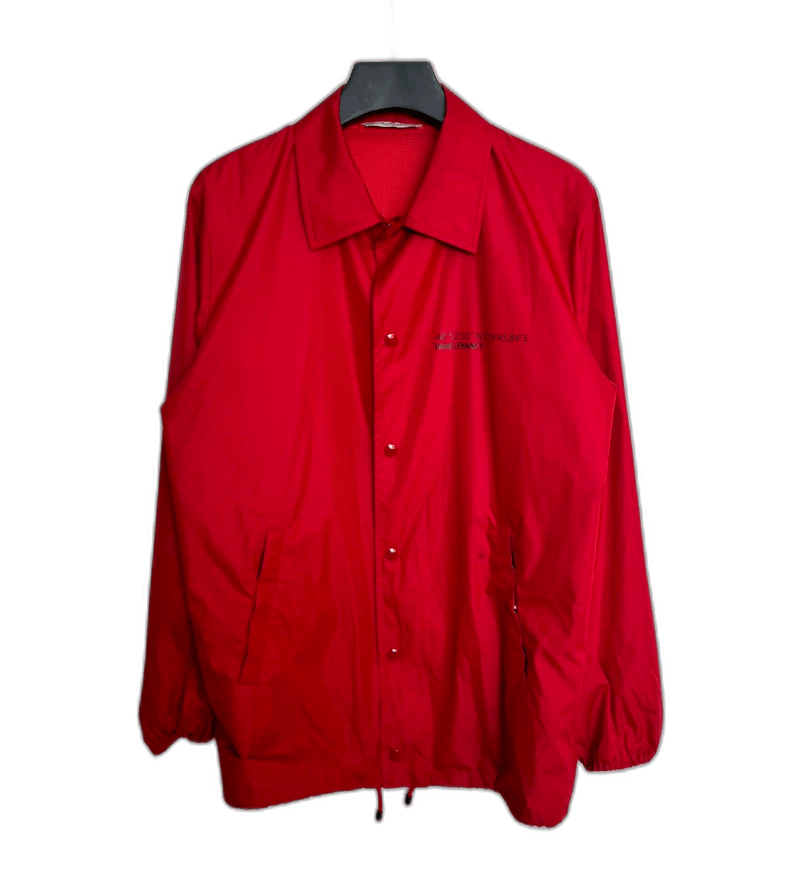 Valentino Valentino Red Coach Jacket Outerwear Size US L / EU 52-54 / 3 - 1 Thumbnail