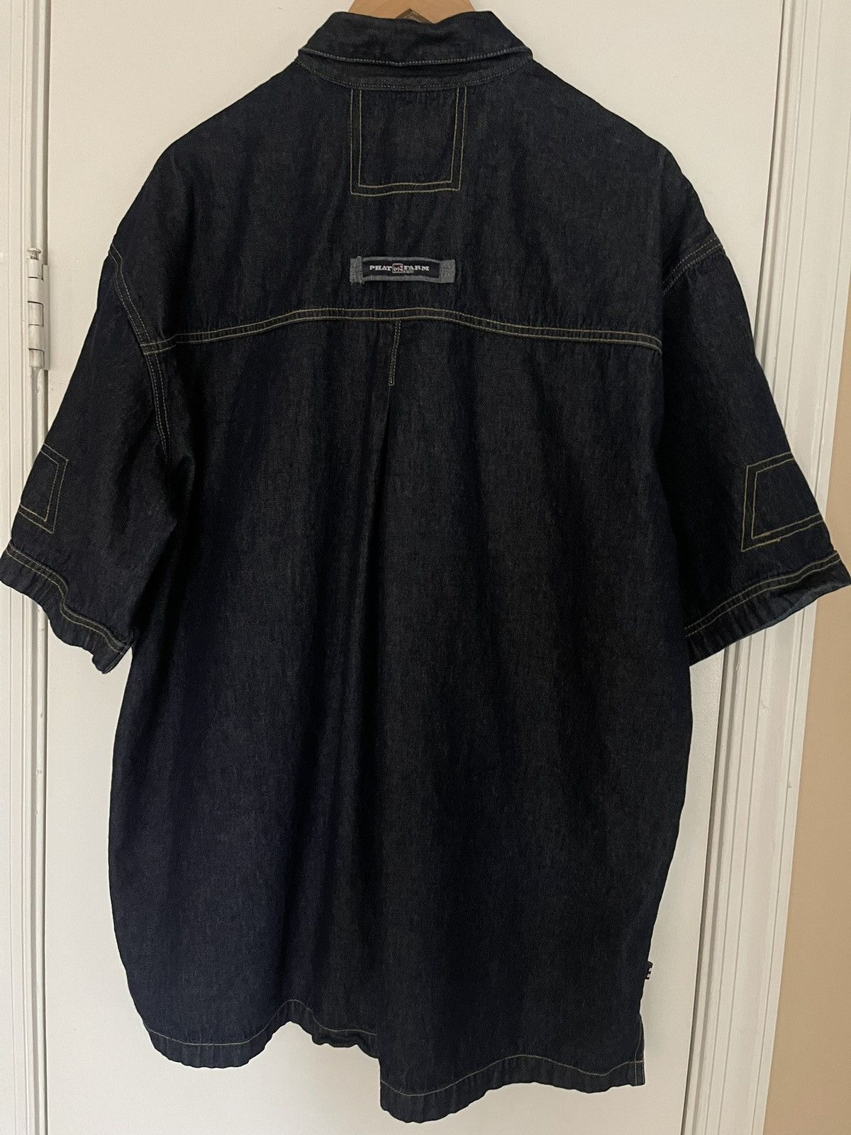 Phat Farm Vintage Phat Farm Denim Button Up Shirt Size US XL / EU 56 / 4 - 3 Thumbnail