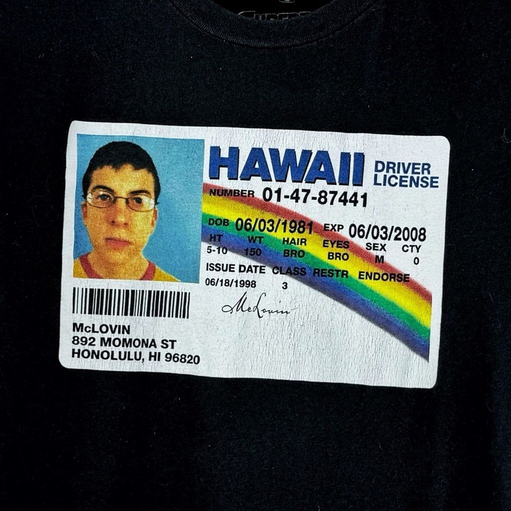Ripple Junction RIPPLE JUNCTION SUPERBAD MOVIE Men's Black McLovin T-shirt L Size US L / EU 52-54 / 3 - 2 Thumbnail