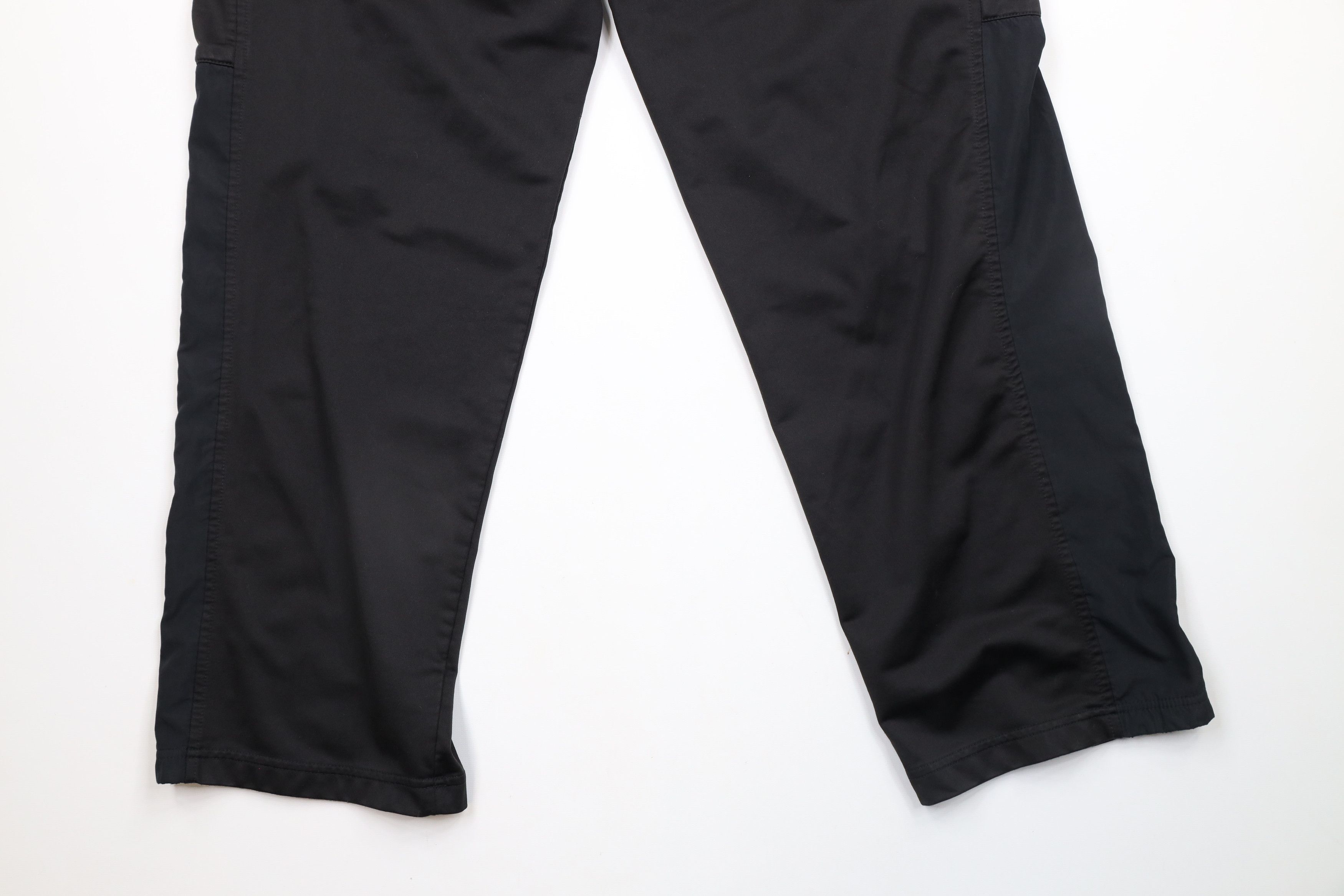 Adidas × Vintage Vintage 90s Adidas Spell Out Wide Leg Cargo Sweatpants Black Size US 38 / EU 54 - 12 Thumbnail