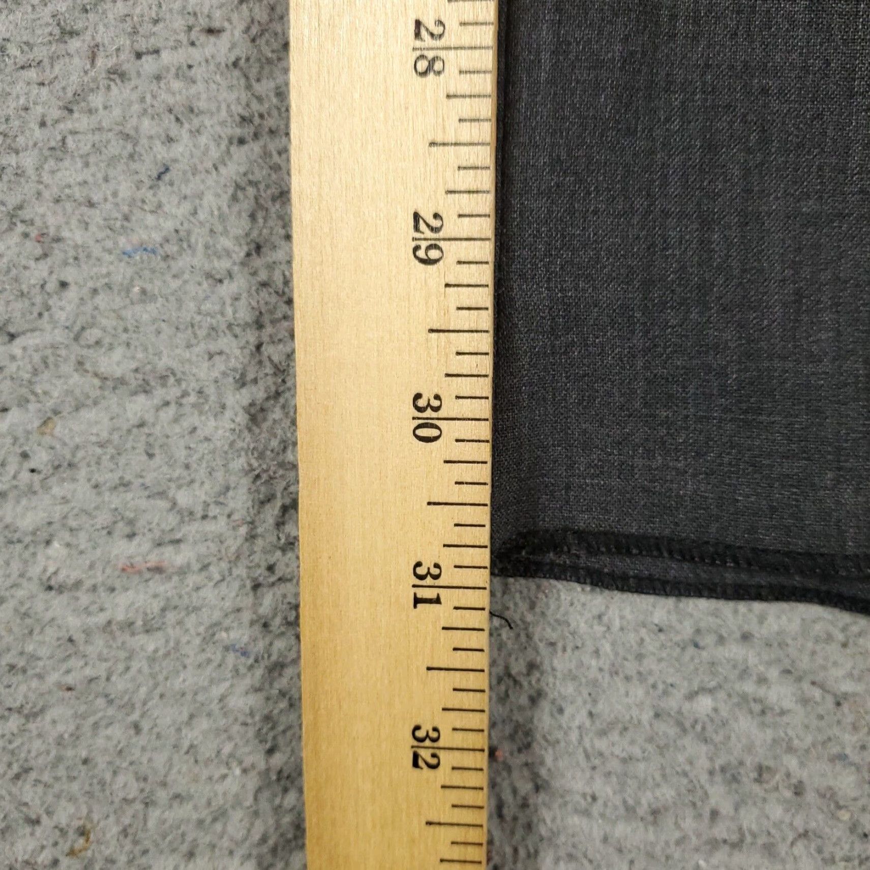Vintage Meyer Chino Pants Mens 34x30 Gray Flat Front Unhemmed Dress Trousers Regular Fit Size US 34 / EU 50 - 7 Thumbnail
