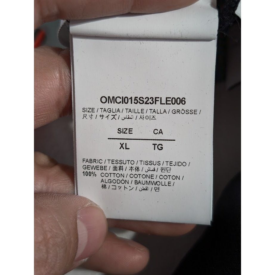 Off-White o1rshd1 Brush Arr Summer Sweatshort in Black/Multicolor Size US 36 / EU 52 - 16 Thumbnail