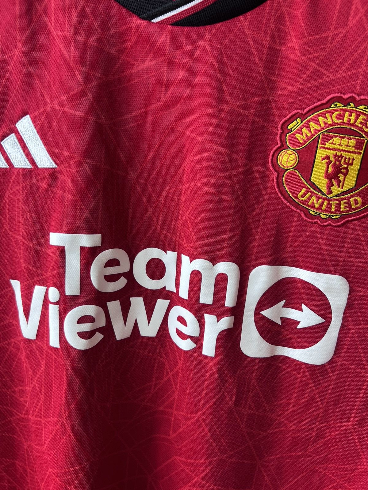 Adidas 2023/24 Adidas Manchester United Home Soccer Jersey Men’s XL Size US XL / EU 56 / 4 - 3 Thumbnail