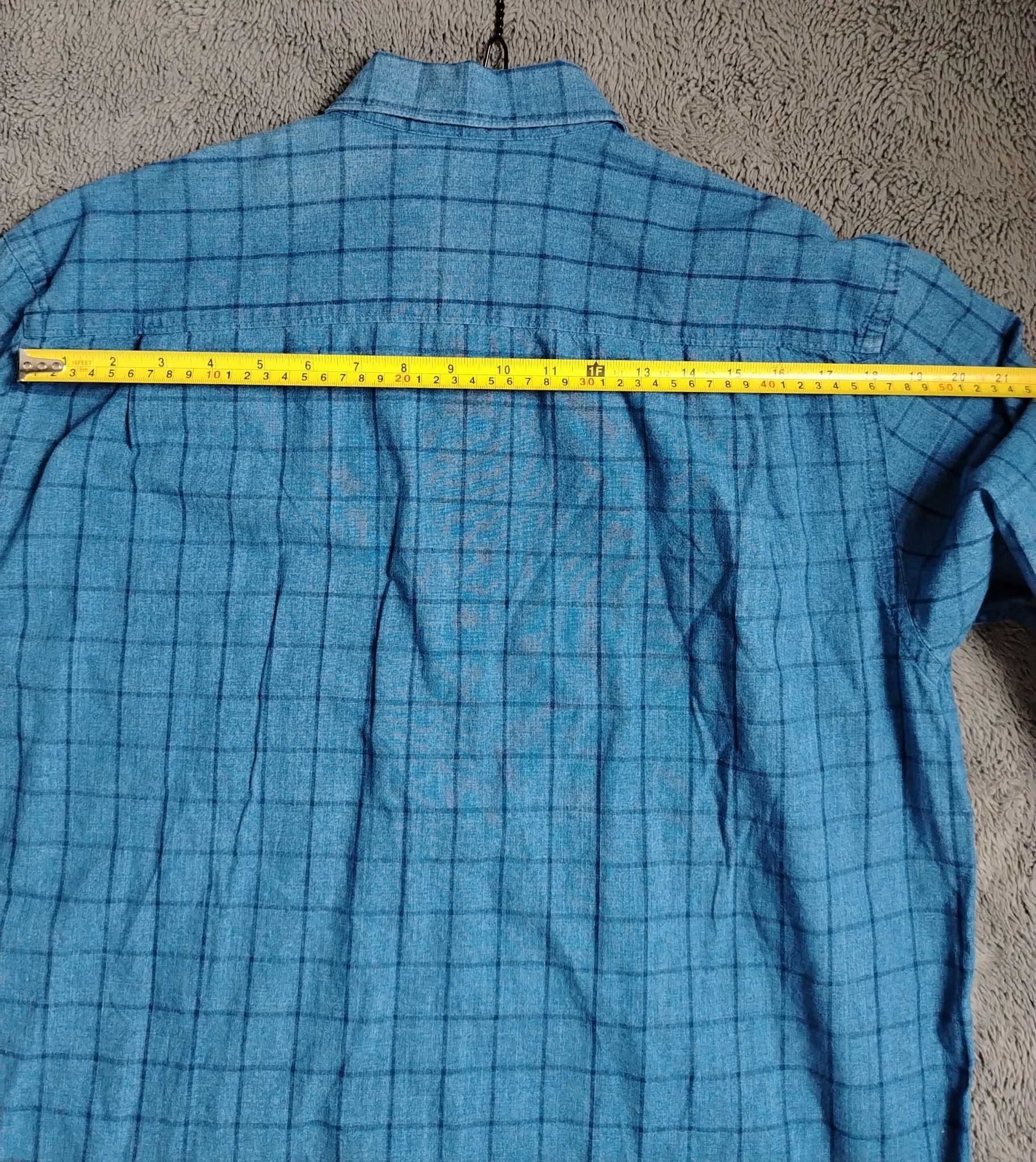 Other Pre-Loved Shirt Men's M Blue Checked Long Sleeve Button Size US M / EU 48-50 / 2 - 7 Thumbnail