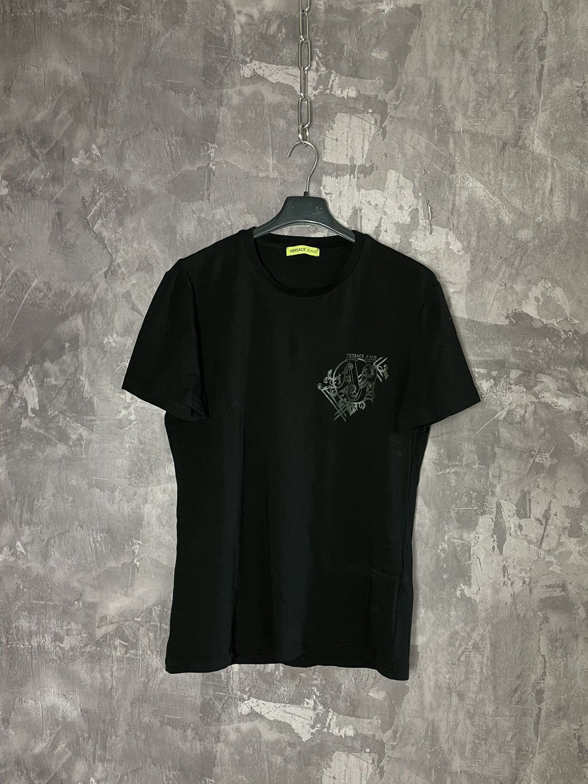 Versace × Versace Jeans Couture × Vintage Mens Versace Longsleeve luxury y2k tshrit tee Medusa Size US M / EU 48-50 / 2 - 1 Thumbnail