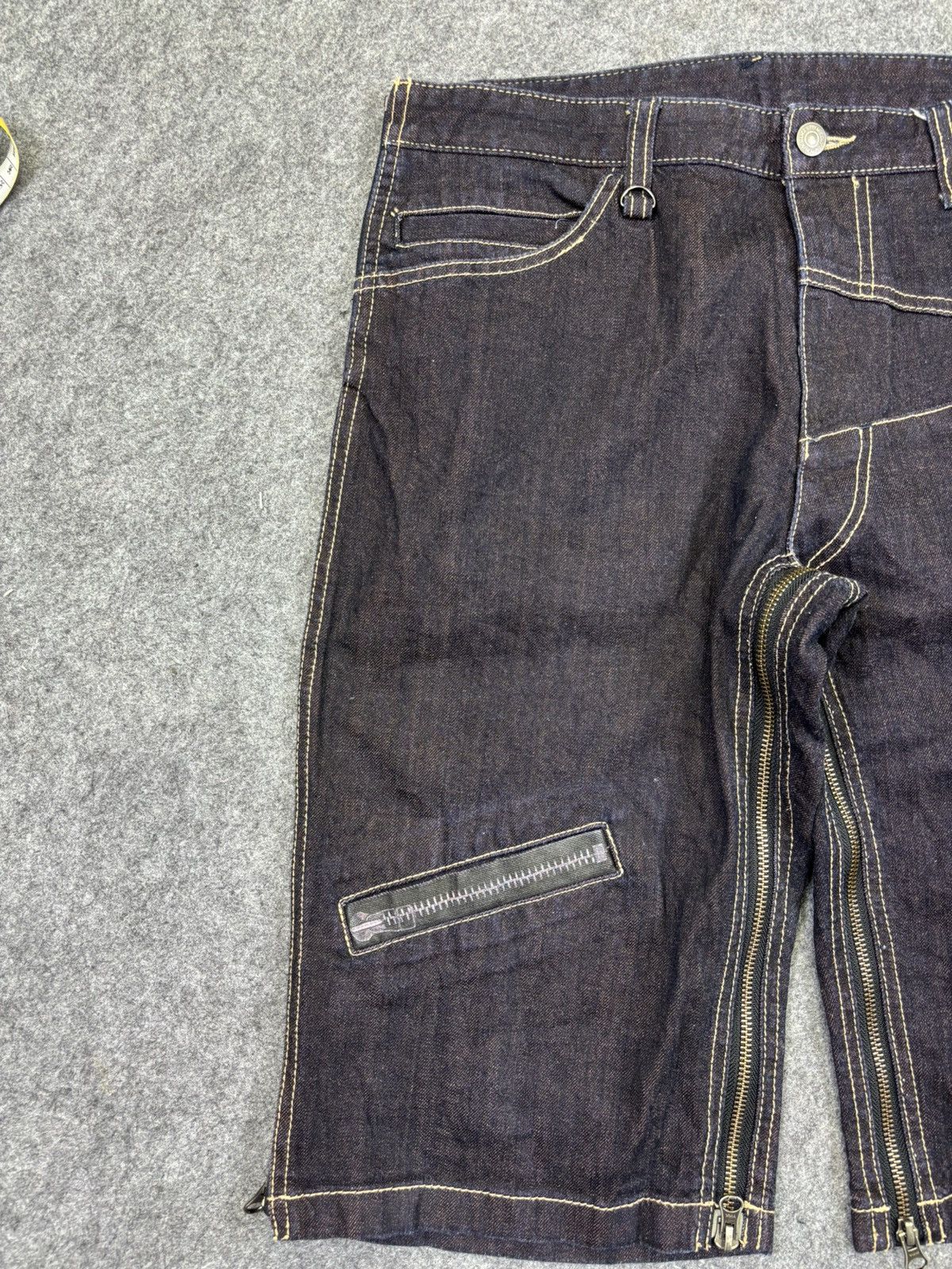 PPFM 💥Archival💥PPFM Full Zipper Short Denim K38 Size US 33 - 4 Thumbnail